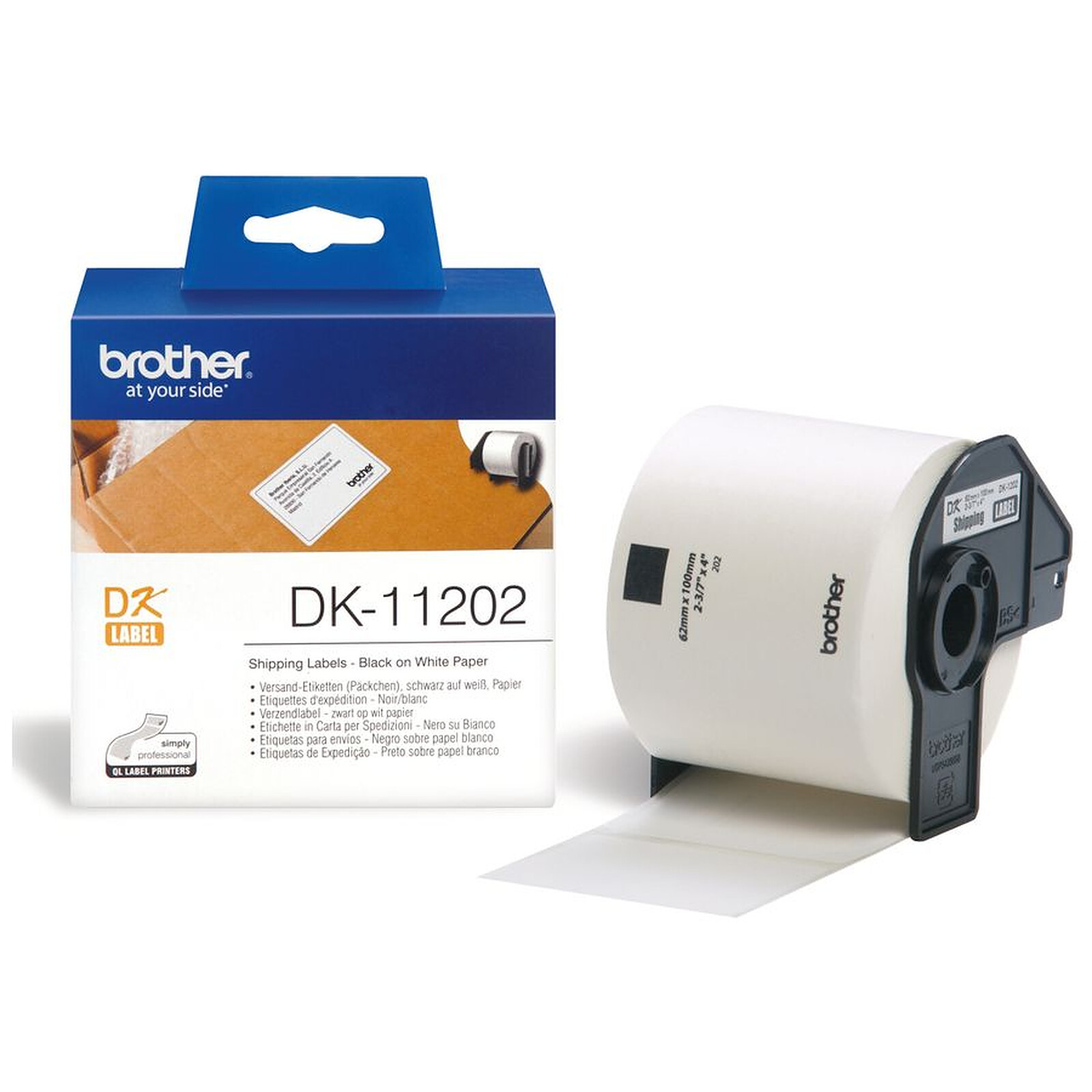 Papier imprimante Brother DK-11202 - Autre vue