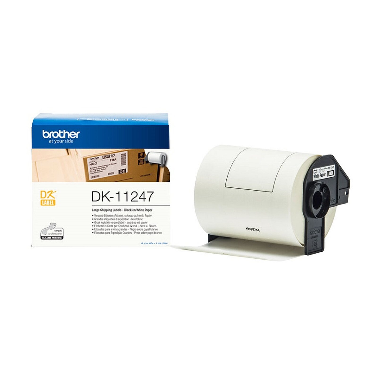 Papier imprimante Brother DK-11247 - Autre vue