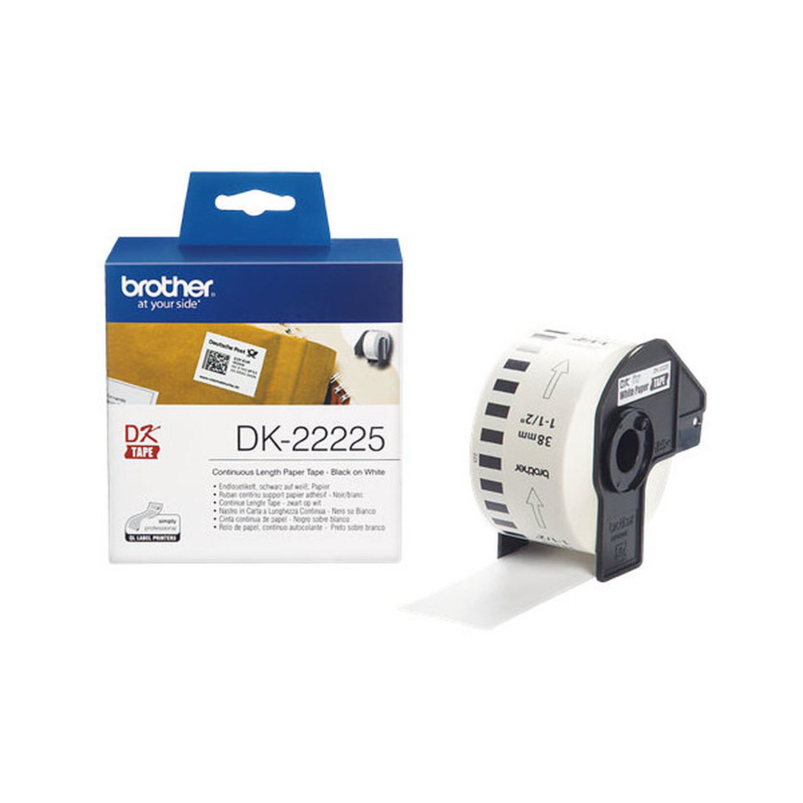 Papier imprimante Brother DK-22225 - Autre vue