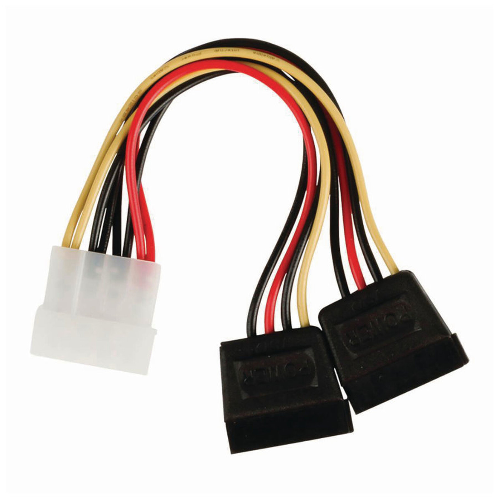 Câble d'alimentation NEDIS Adaptateur d'alimentation Molex vers 2x SATA - Autre vue