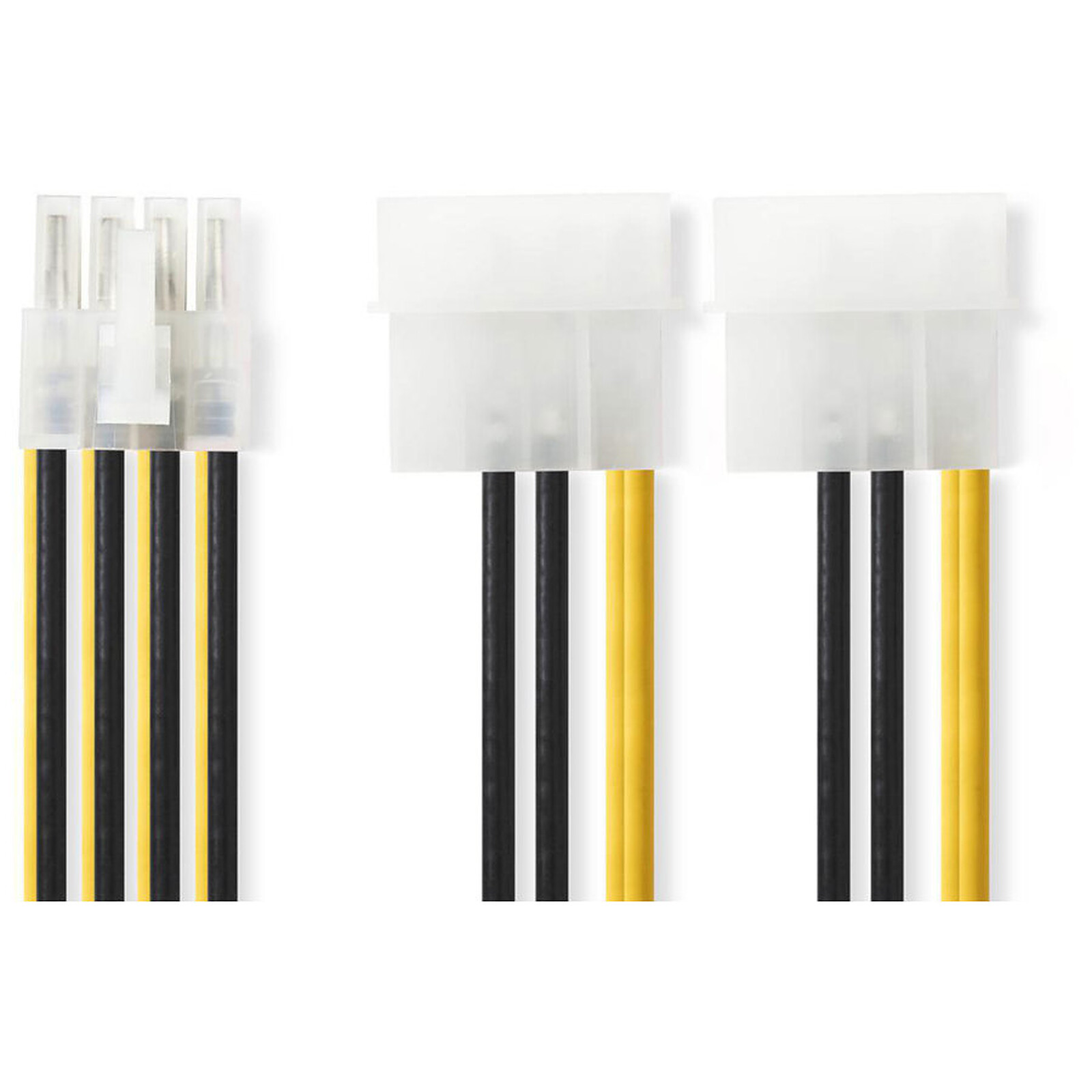 Câble d'alimentation NEDIS Adaptateur d'alimentation 2x Molex vers P8 - Autre vue
