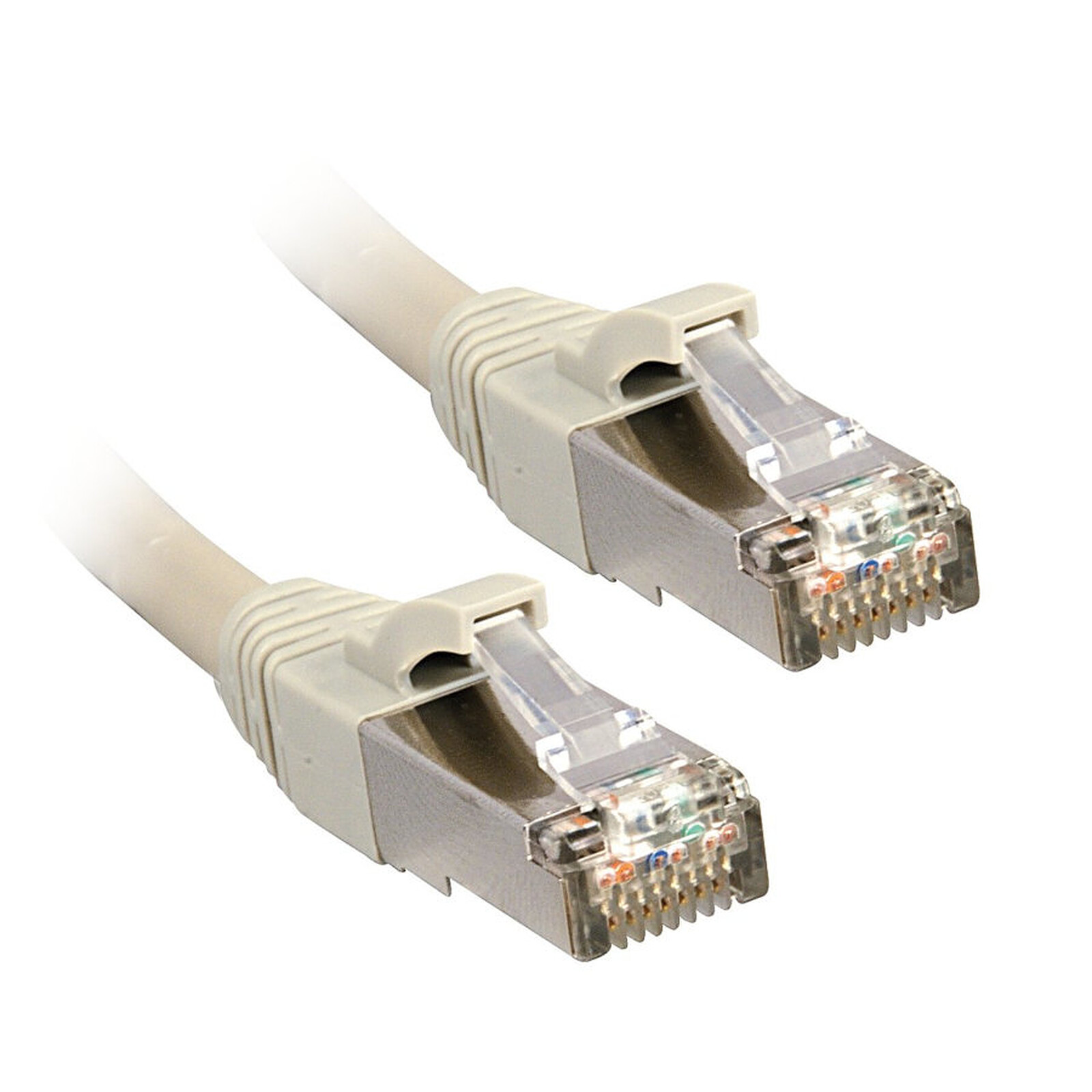 Câble RJ45 Câble RJ45 catégorie 6 S/FTP 0.3 m (Beige) - Autre vue