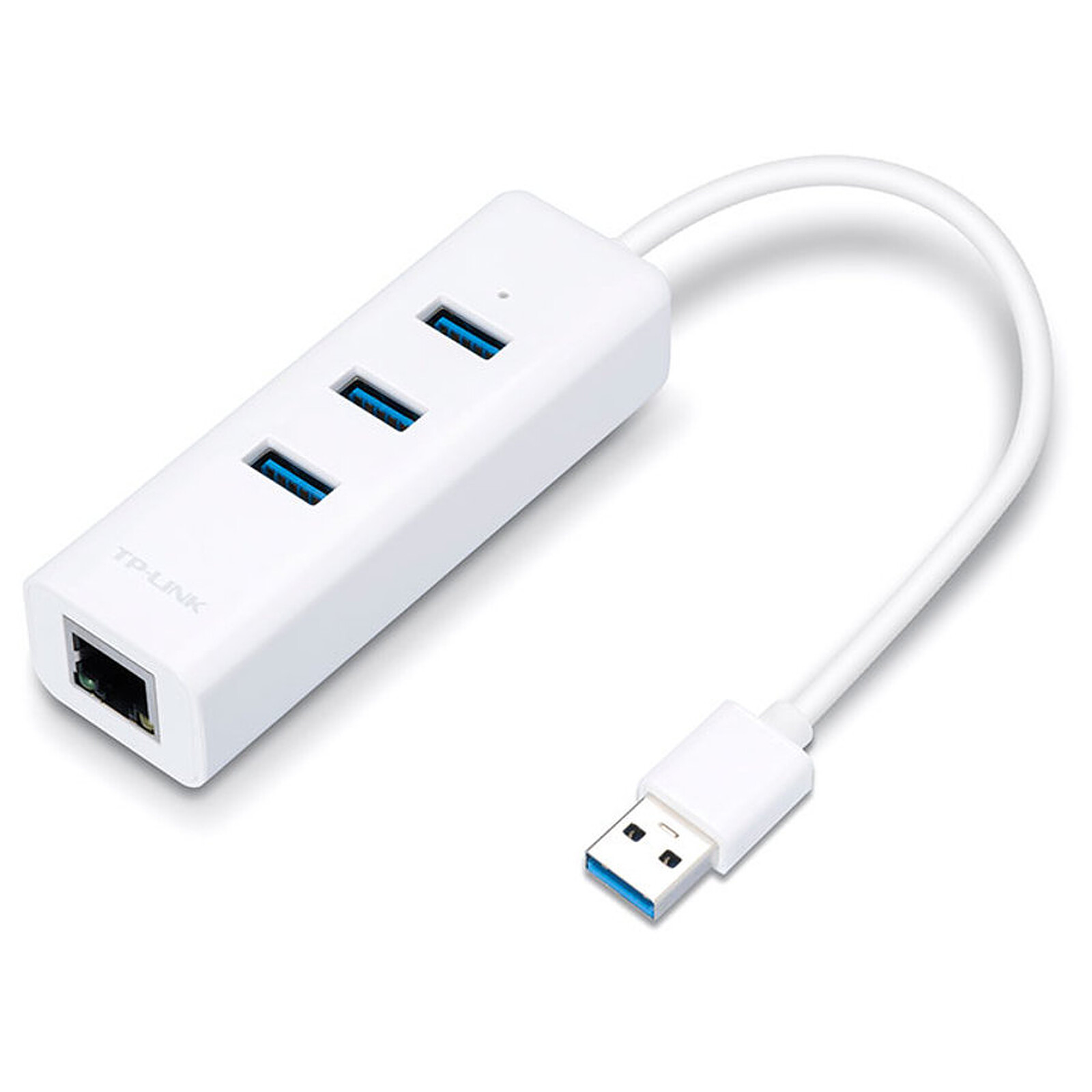 Carte réseau TP-Link UE330 - Adaptateur USB 3.0 vers Gigabit + Hub - Autre vue
