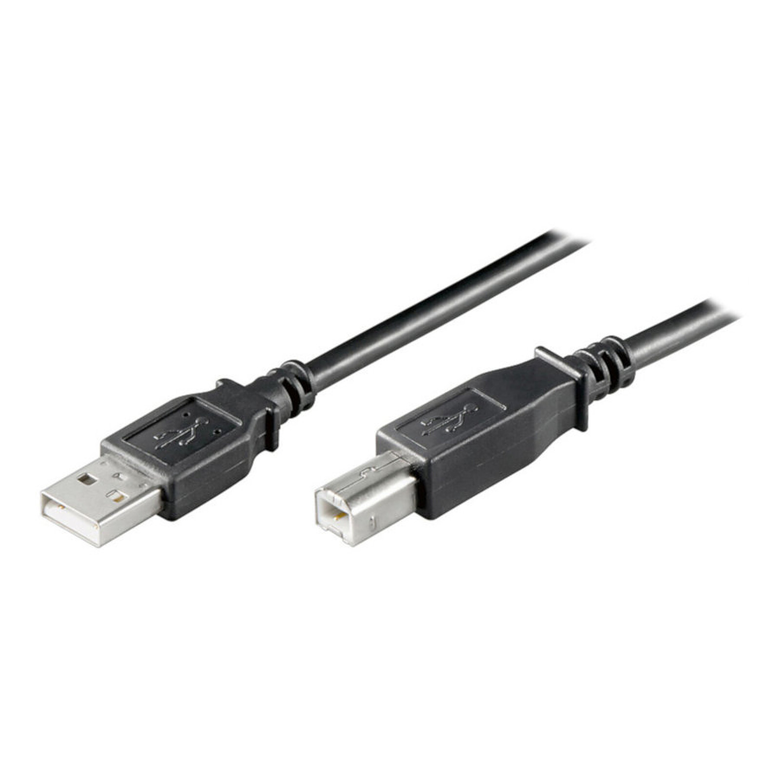 Câble USB Câble USB 2.0 Type AB (Mâle/Mâle) Noir - 0.25 m - Autre vue