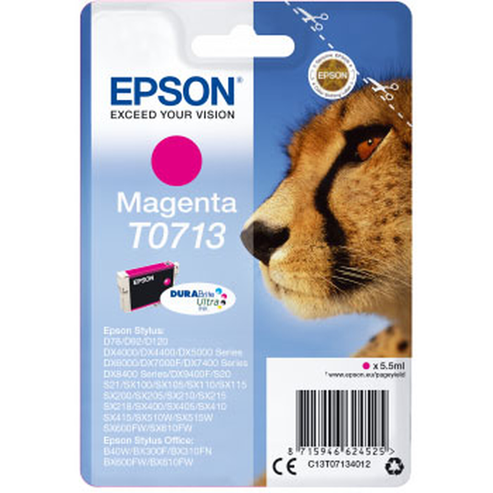 Cartouche d'encre Epson Magenta T0713  - Autre vue