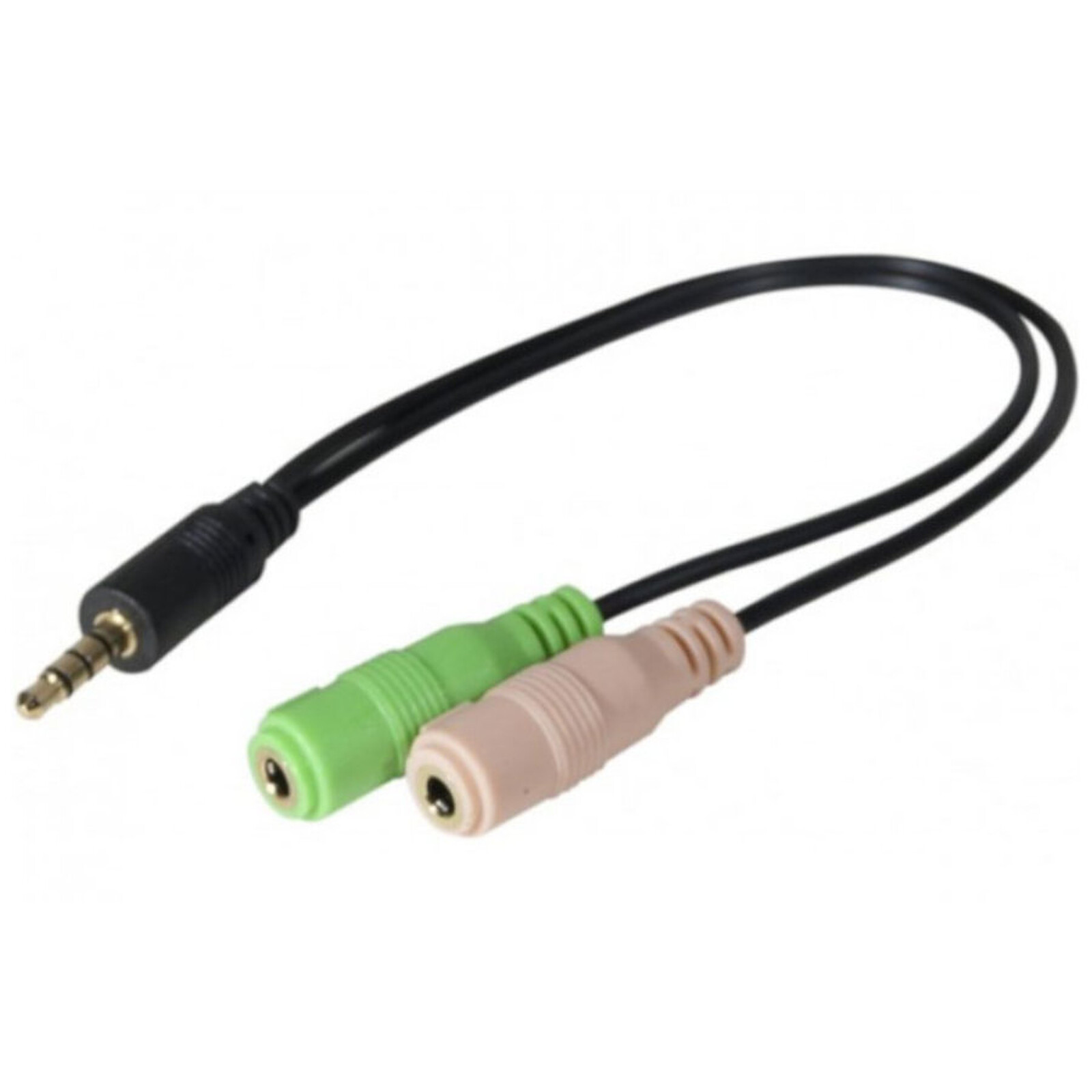 Câble Jack Adaptateur casque/micro vers port Jack 3.5 mm - Autre vue