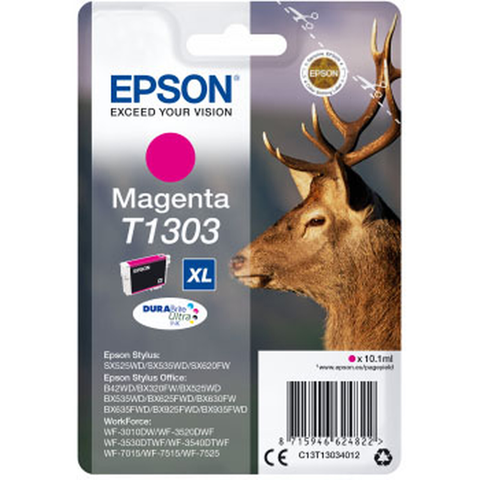 Cartouche d'encre Epson Magenta T1303XL - Autre vue