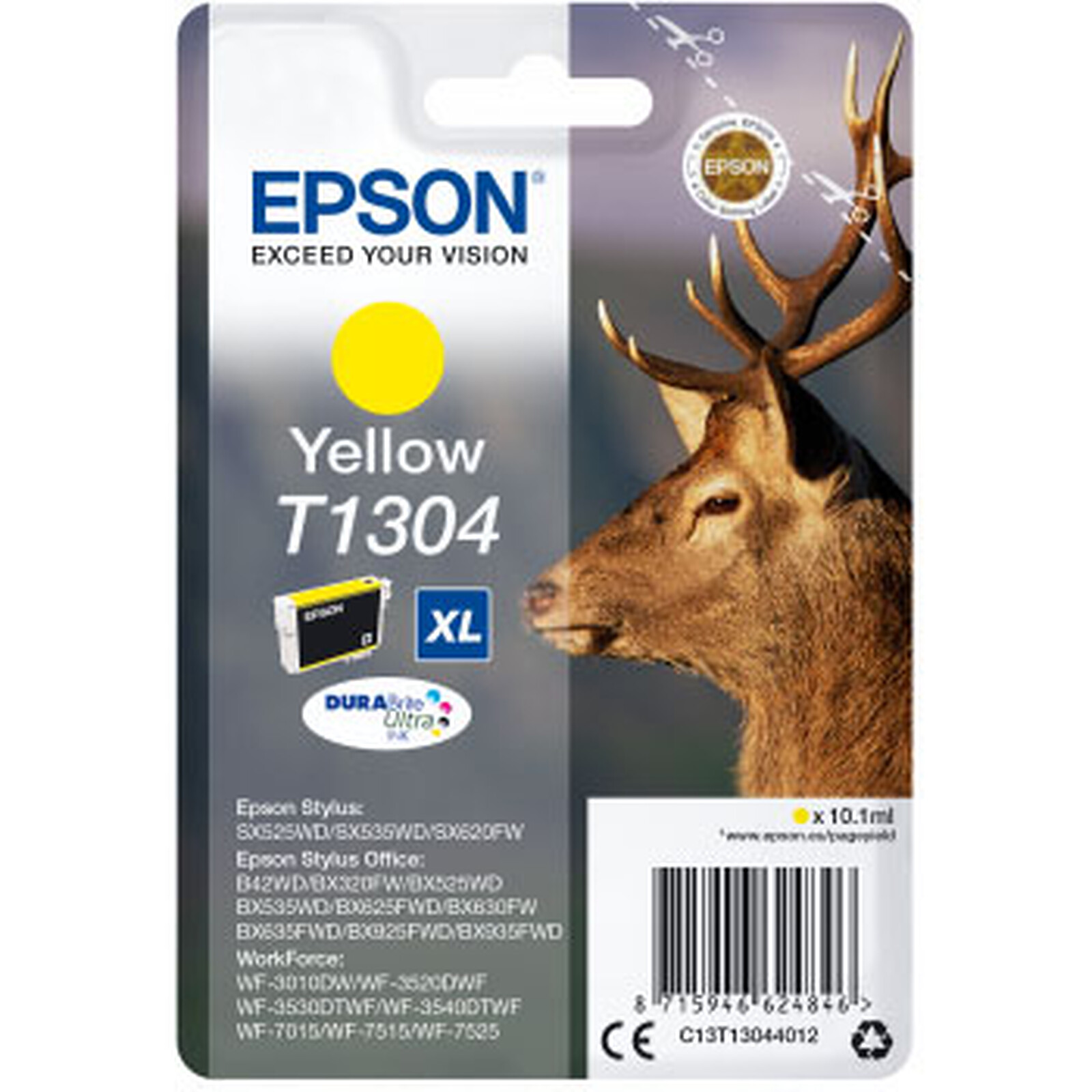 Cartouche d'encre Epson Jaune T1304 - Autre vue