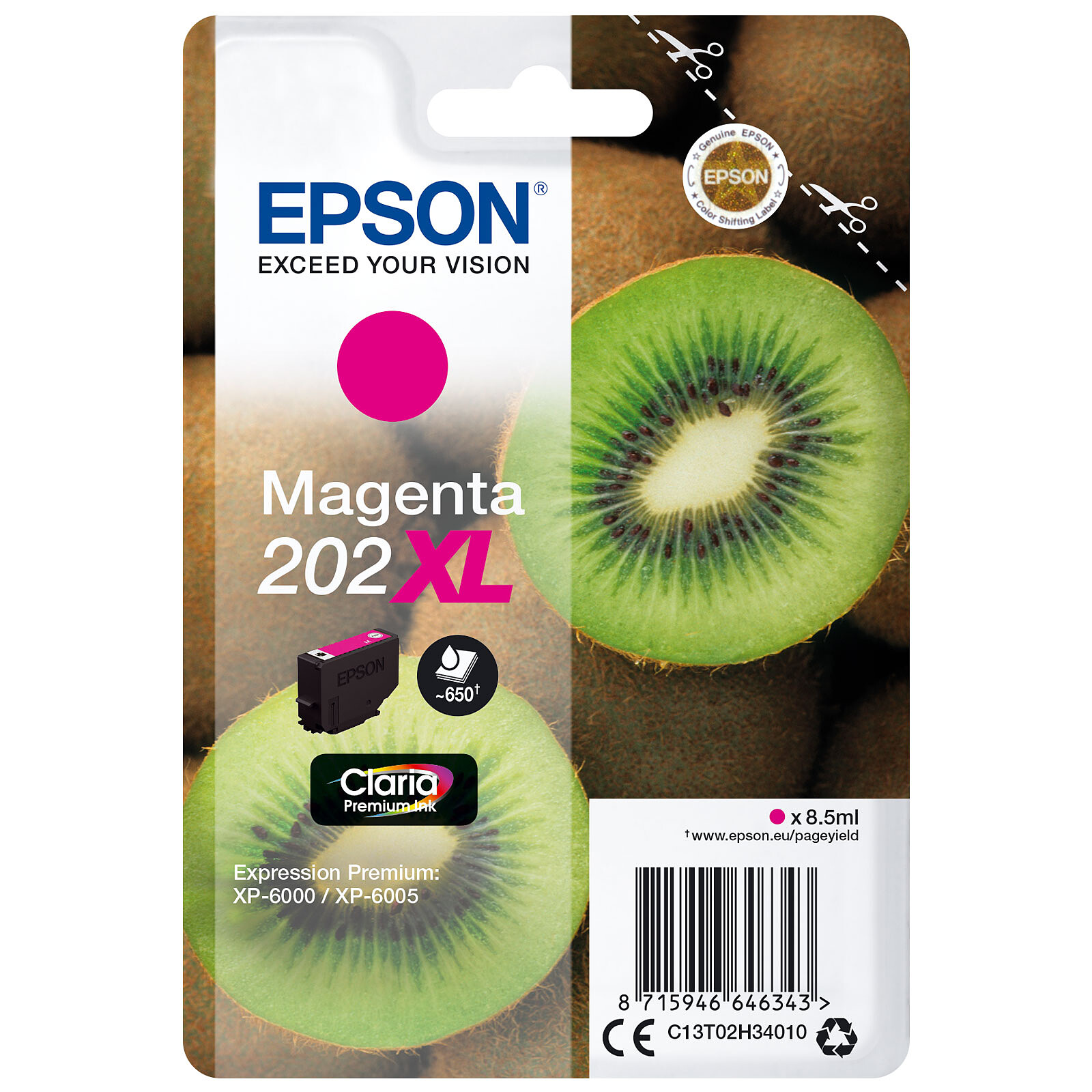 Cartouche d'encre Epson Magenta 202XL - Autre vue