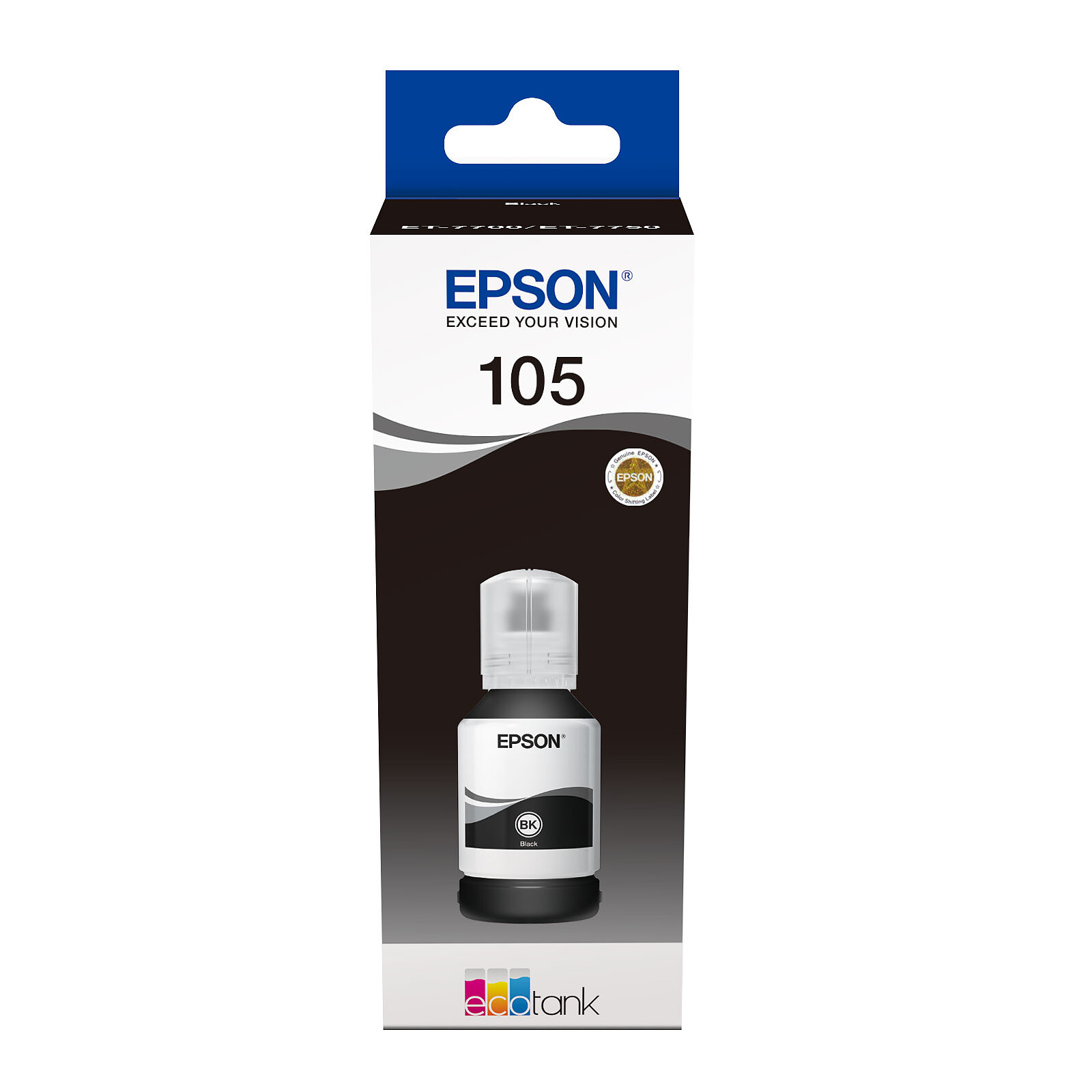Cartouche d'encre Epson EcoTank Noir 105  - Autre vue