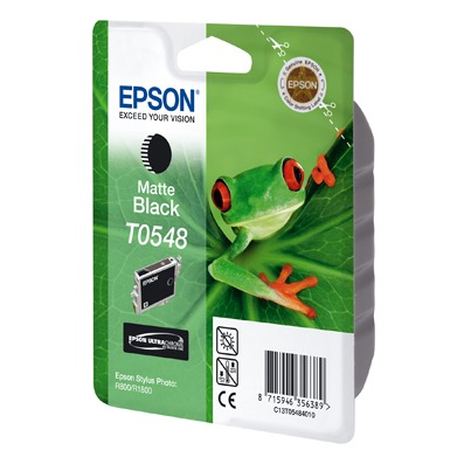 Cartouche d'encre Epson Noir T0548 - Autre vue
