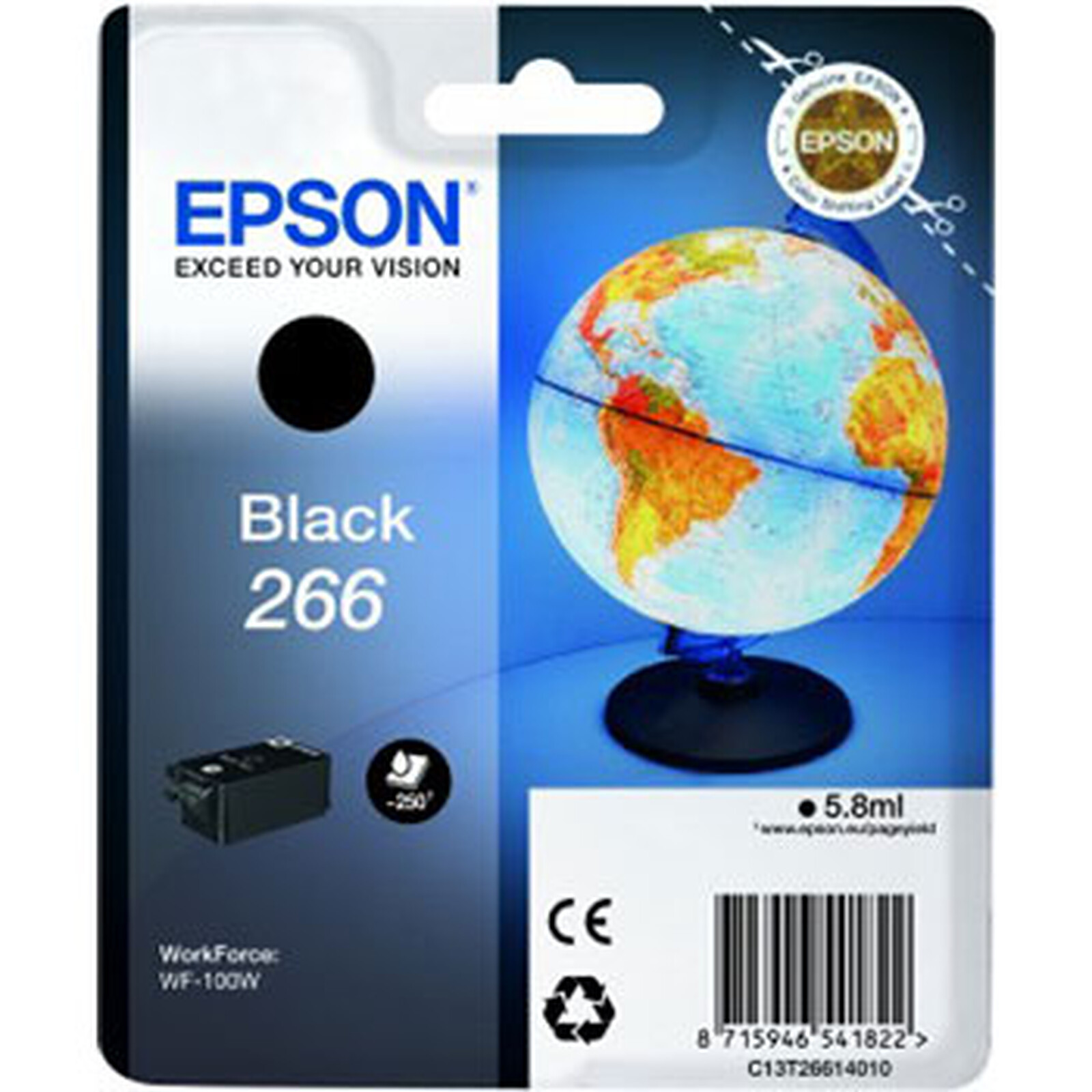 Cartouche d'encre Epson Noir 266 - Autre vue