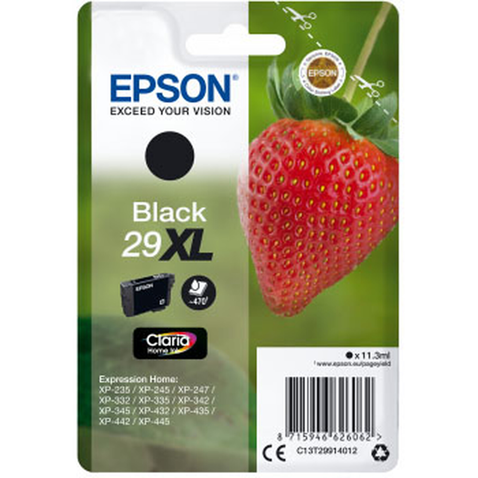 Cartouche d'encre Epson Noir 29XL - Autre vue