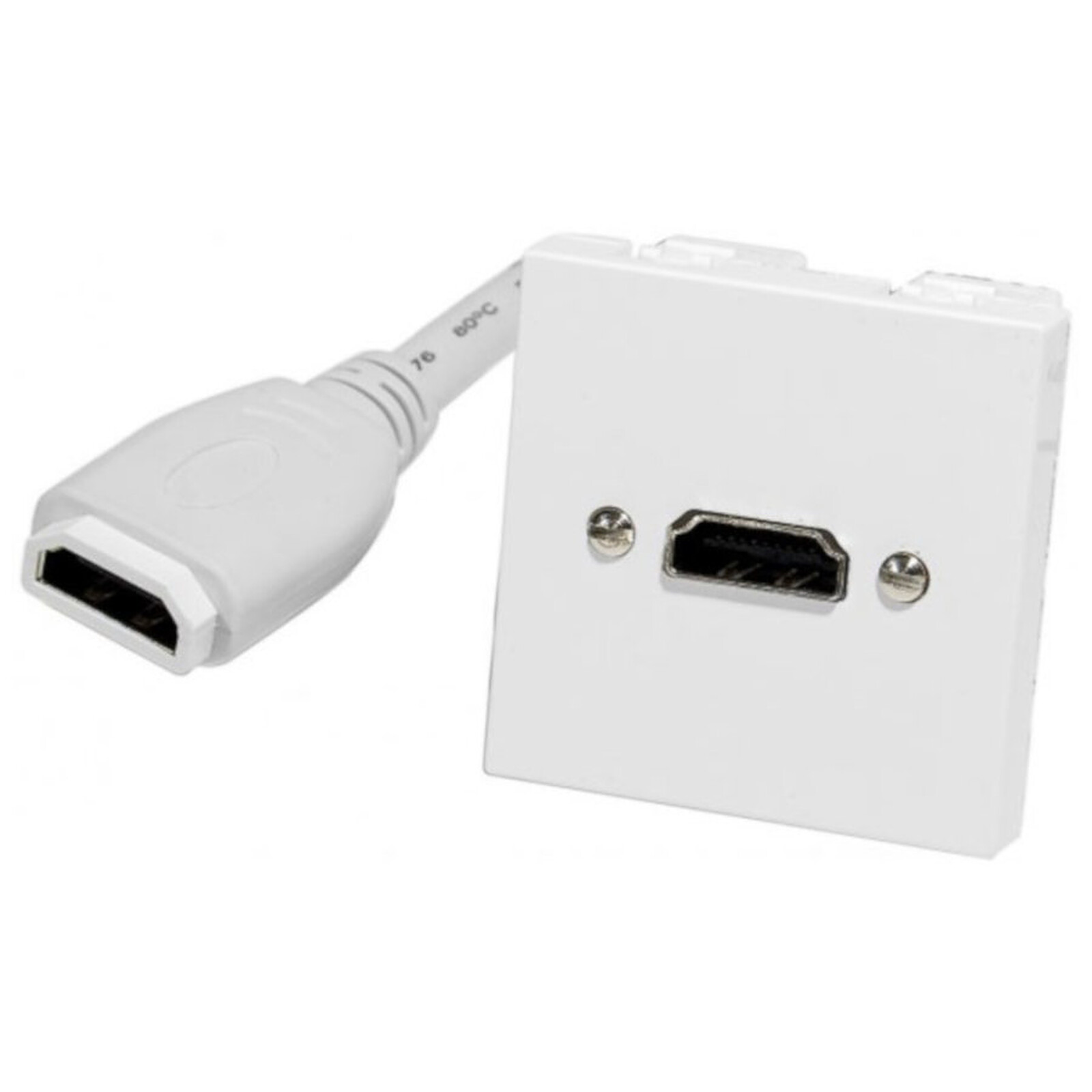 Accessoires HDMI Plastron 45x45 HDMI femelle / femelle - Autre vue