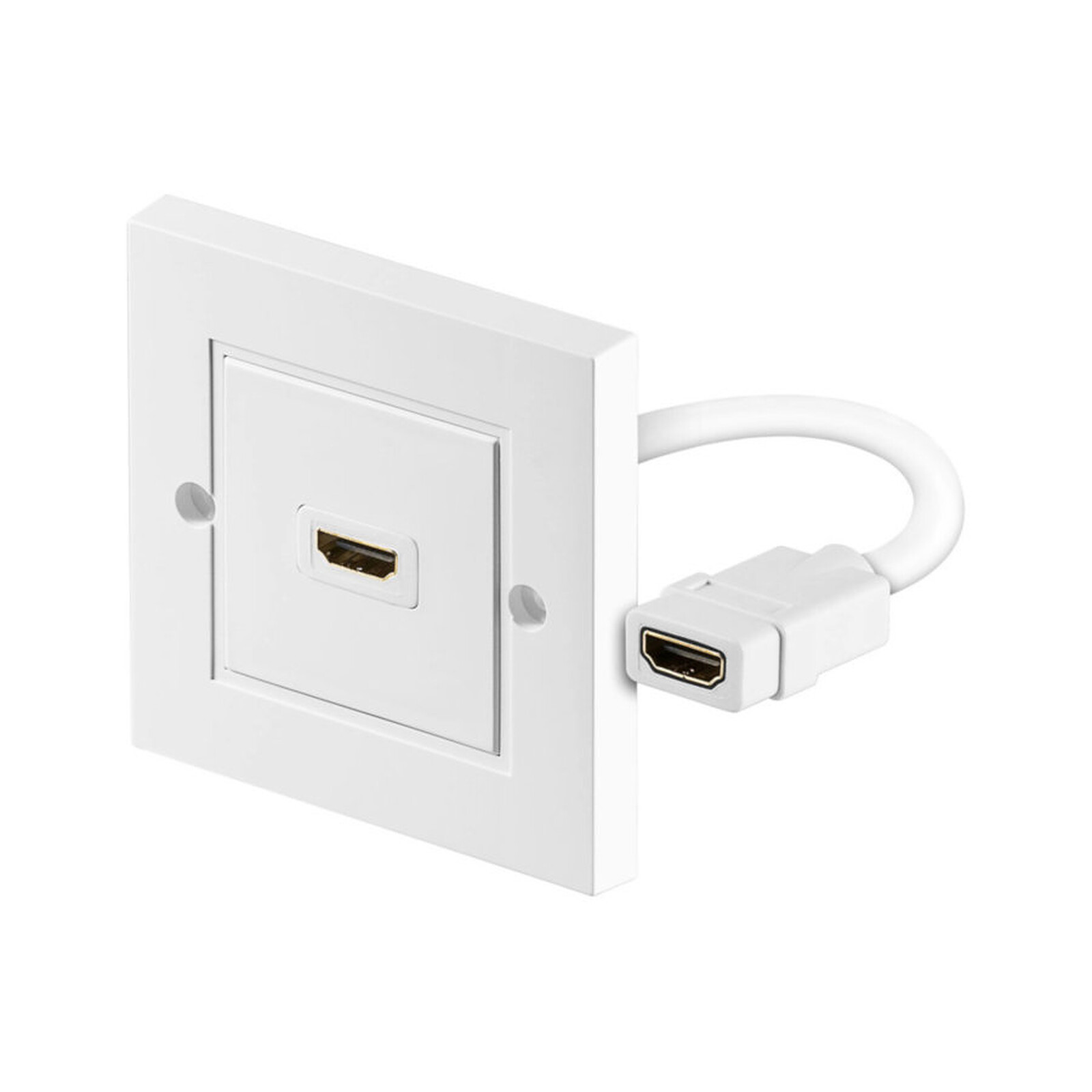 Accessoires HDMI Plastron 50x50 HDMI femelle / femelle - Autre vue