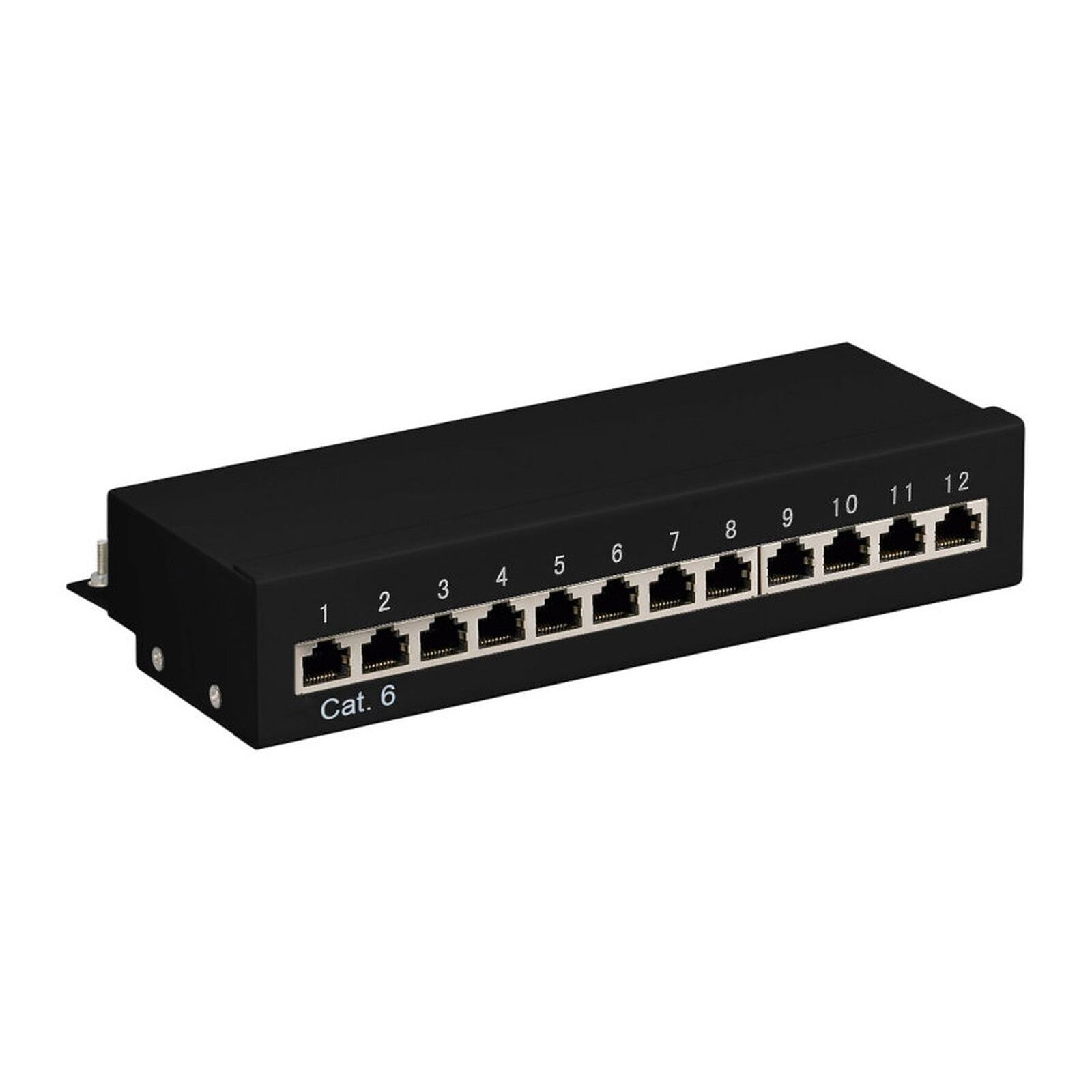 Accessoires RJ45 Goobay Mini Panneau de brassage 12 ports STP (69307) - Autre vue