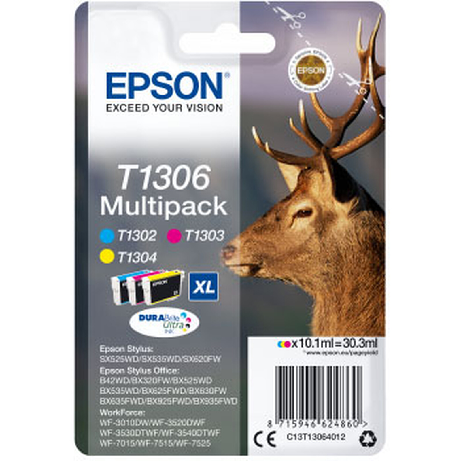 Cartouche d'encre Epson Multipack T1306 XL - Autre vue