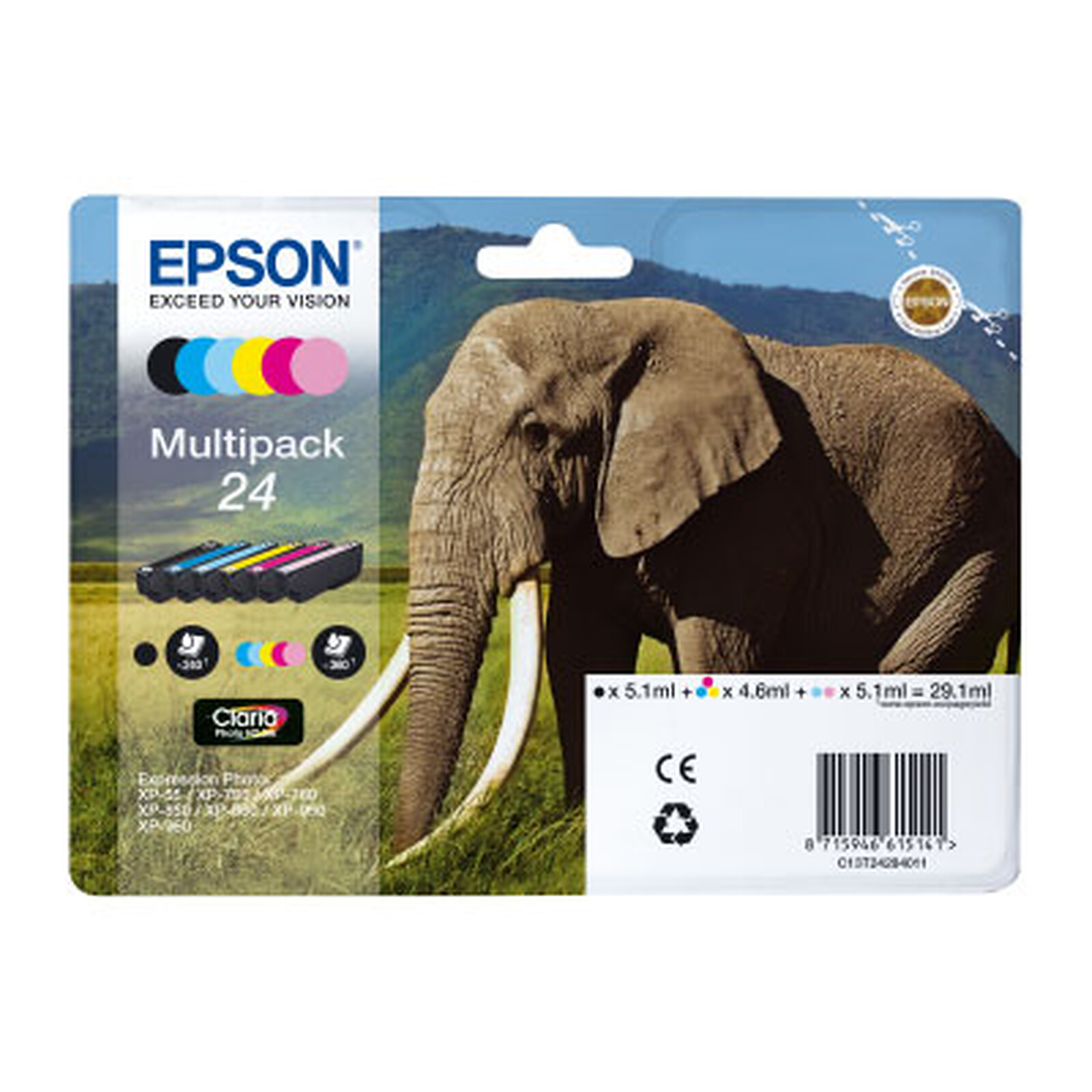 Cartouche d'encre Epson Multipack 24 - Autre vue