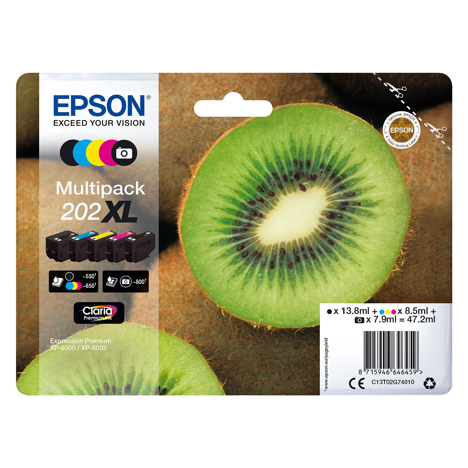 Cartouche d'encre Epson Multipack 202XL - Autre vue