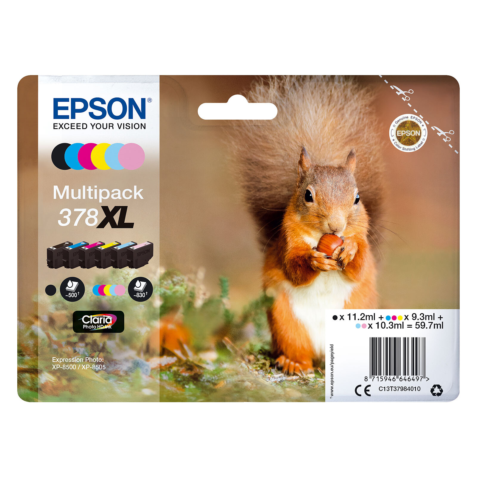 Cartouche d'encre Epson Multipack 378XL - Autre vue