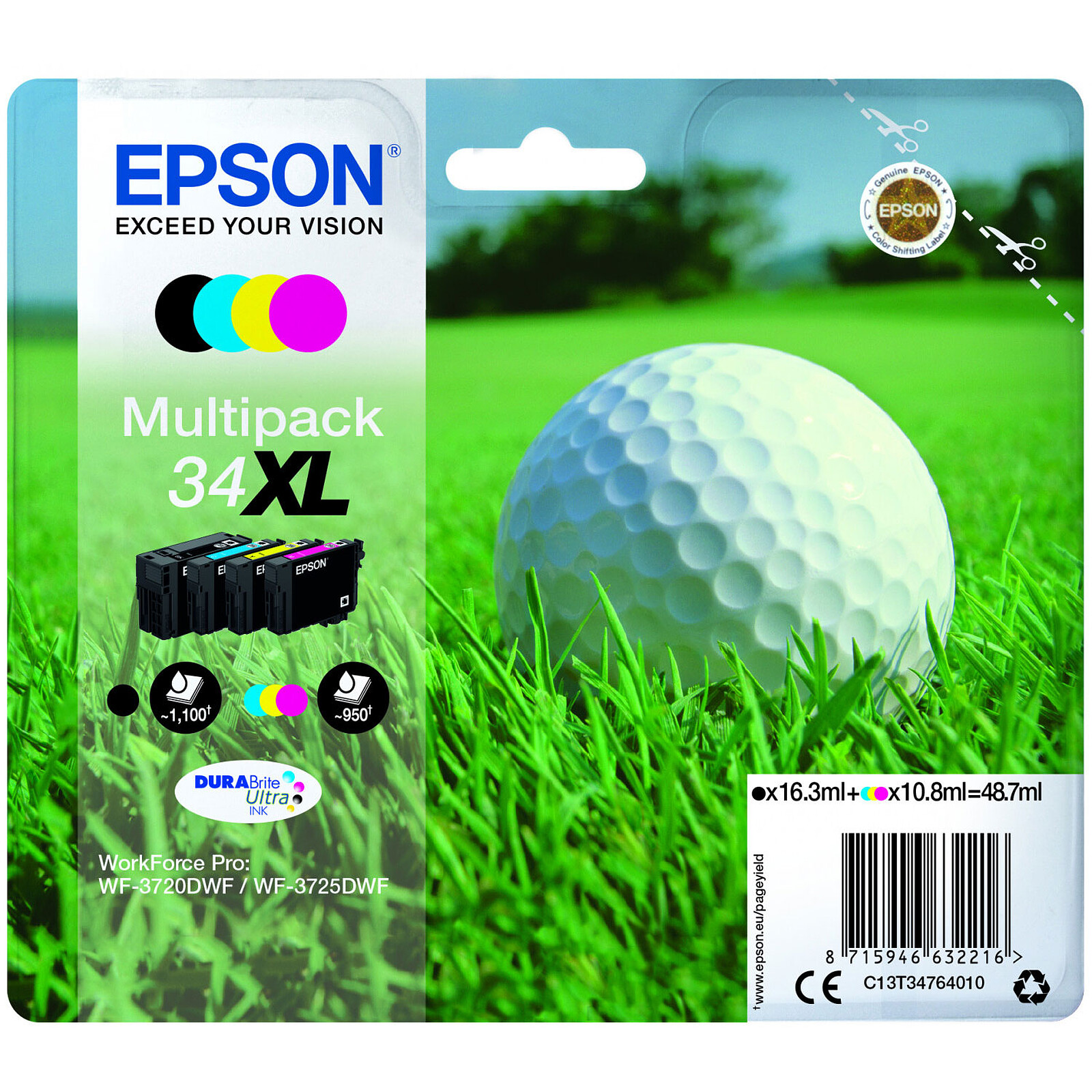 Cartouche d'encre Epson Multipack 34XL - Autre vue