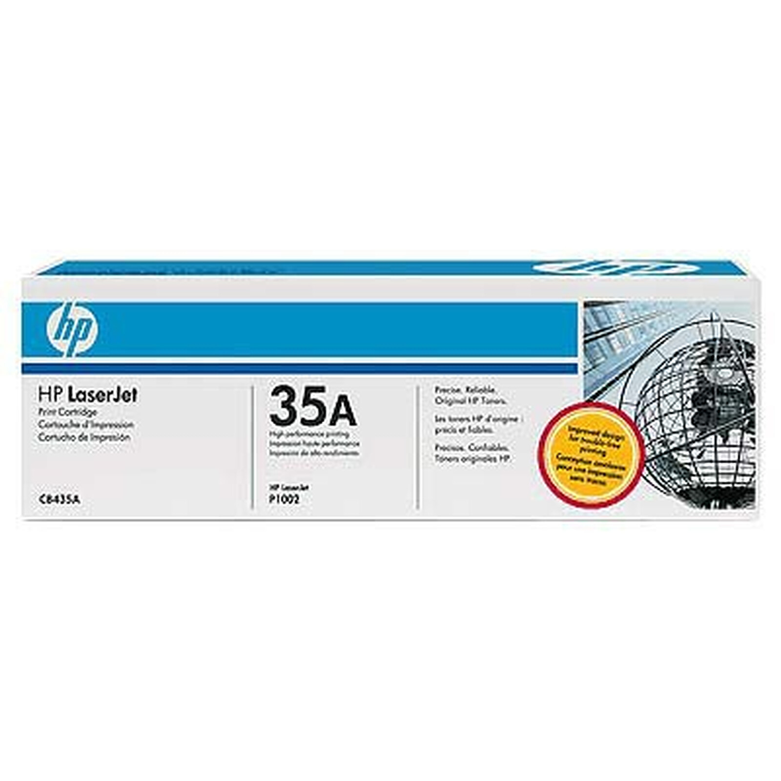 Toner HP 35A (CB435A) - Noir - Autre vue
