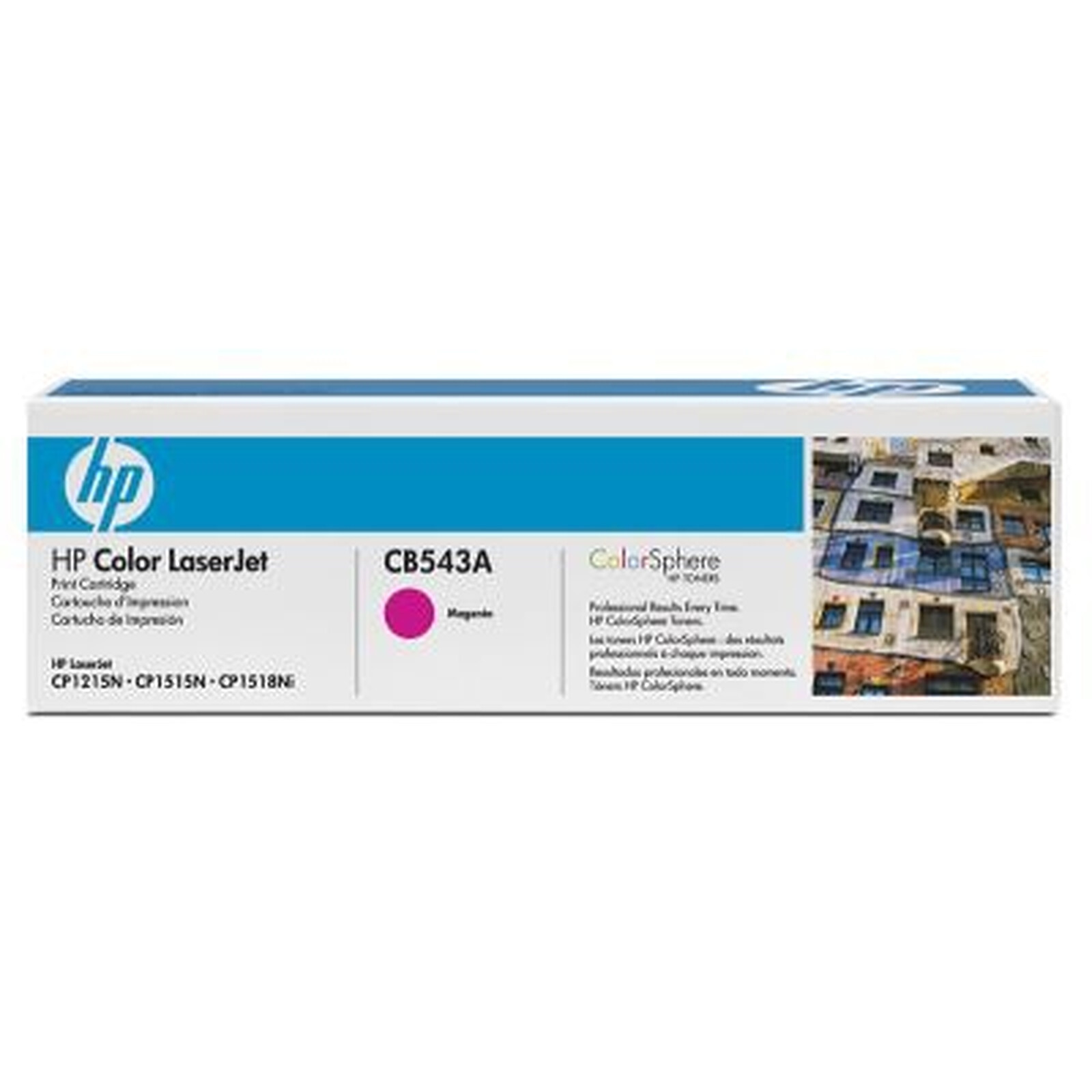 Toner HP 125A (CB543A) - Magenta - Autre vue
