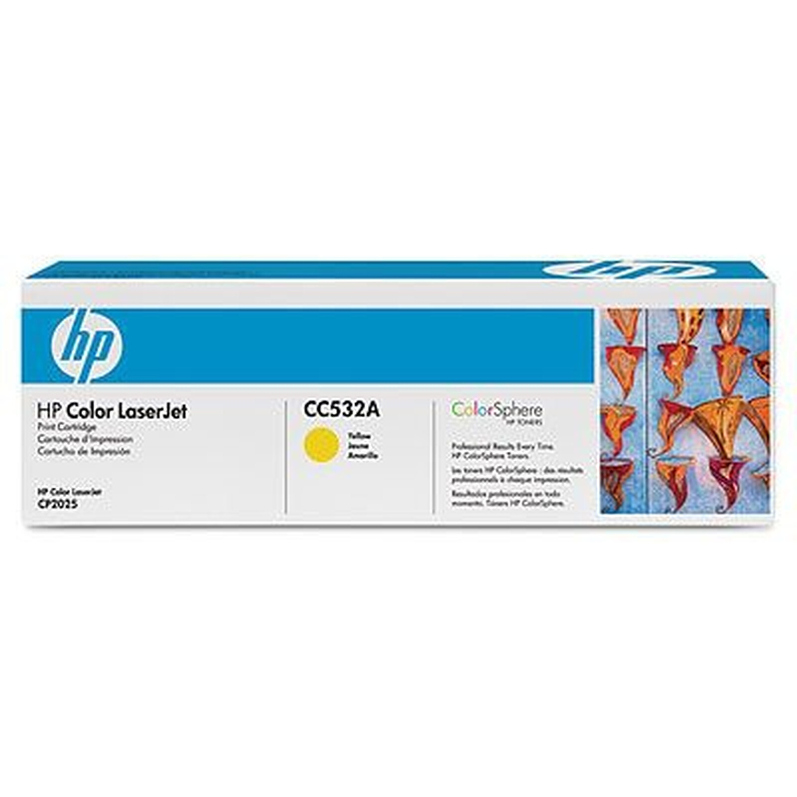 Toner HP 304A (CC532A) - Jaune - Autre vue