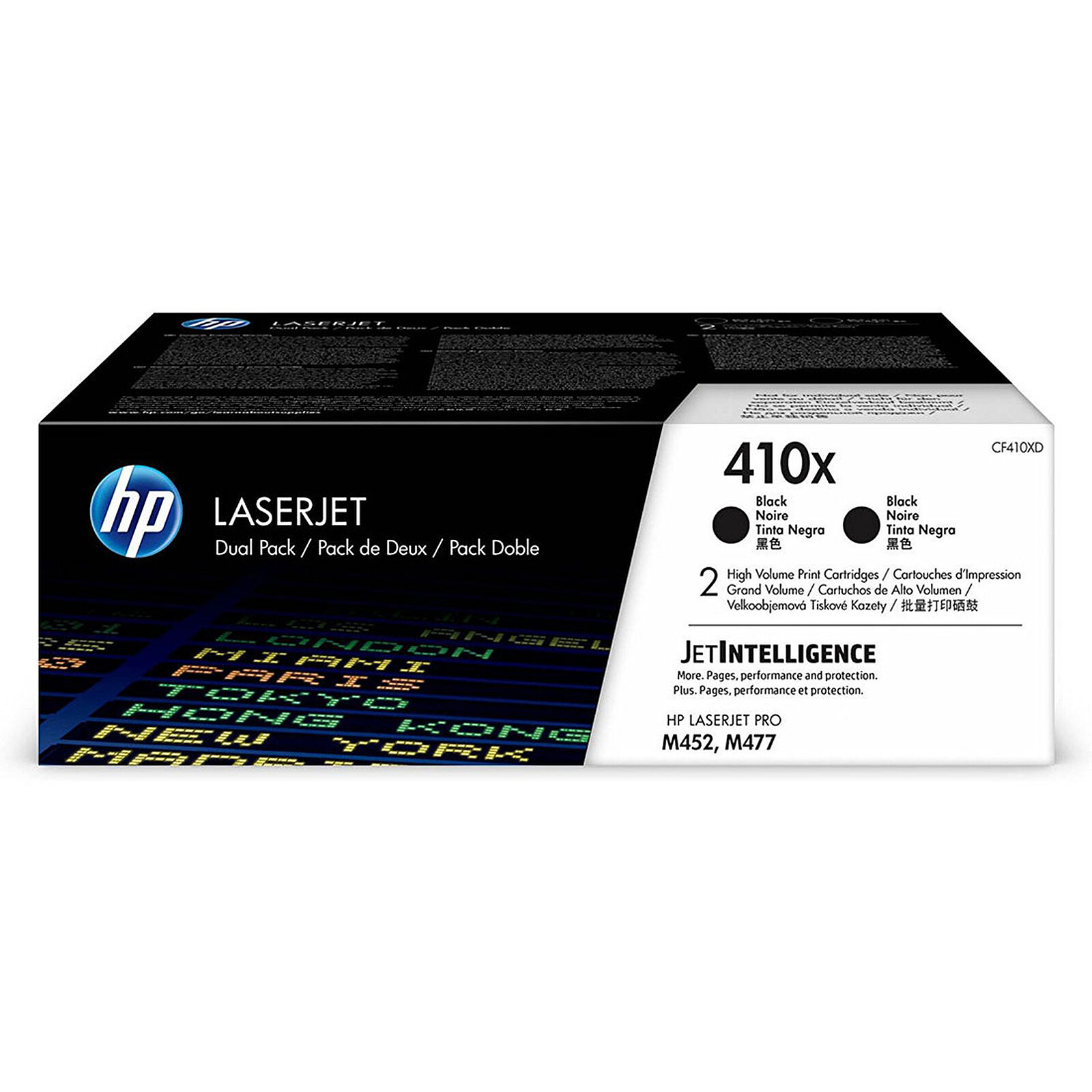 Toner HP 410X (CF410X) - Noir Pack Duo - Autre vue