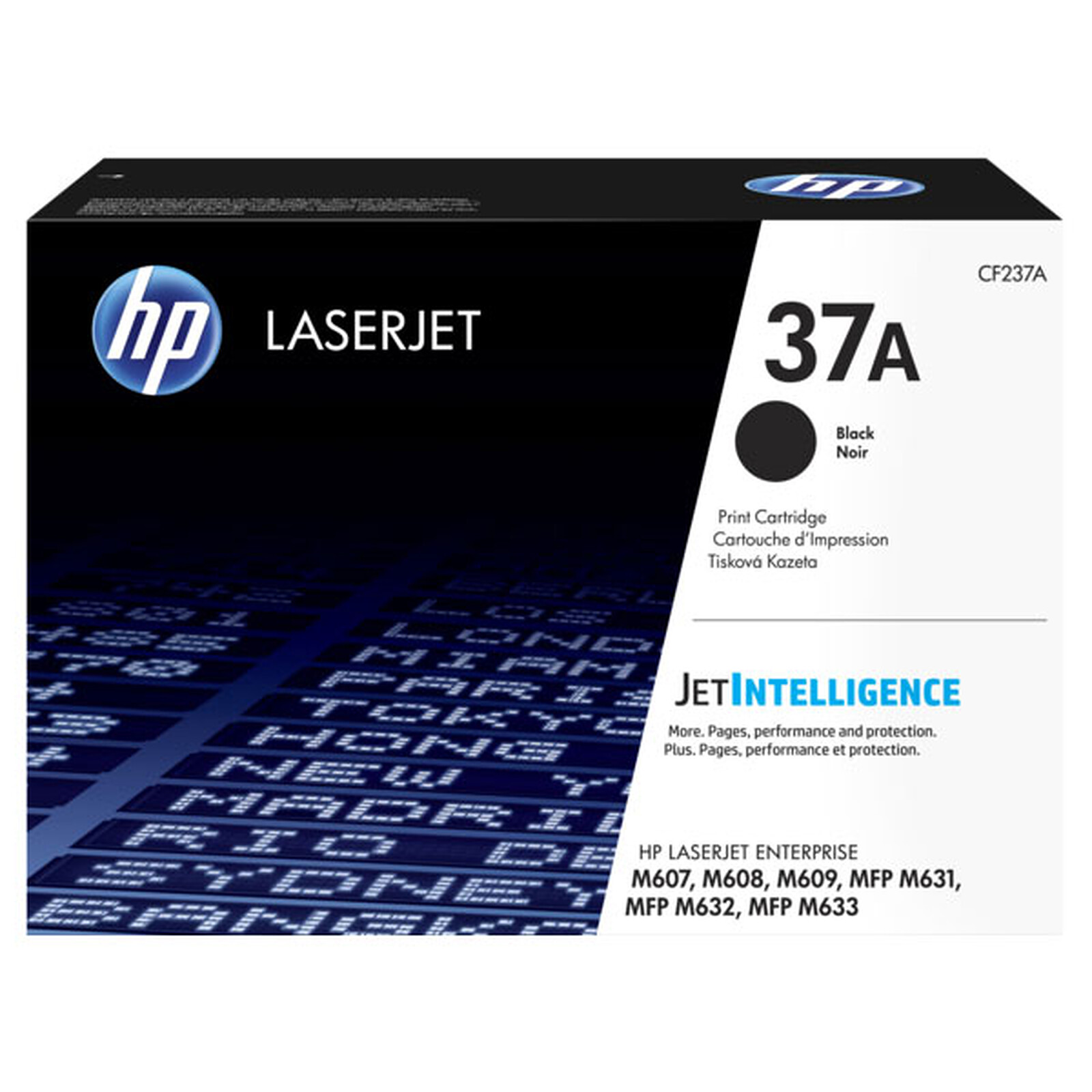 Toner HP 37A (CF237A) - Noir - Autre vue