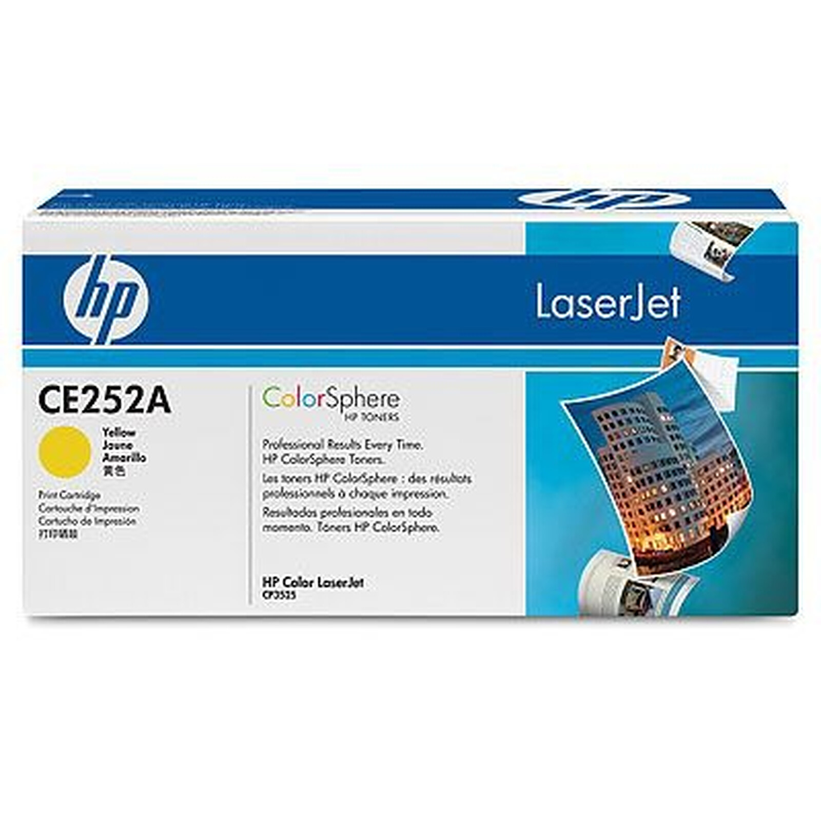 Toner HP 504A (CE252A) - Jaune - Autre vue