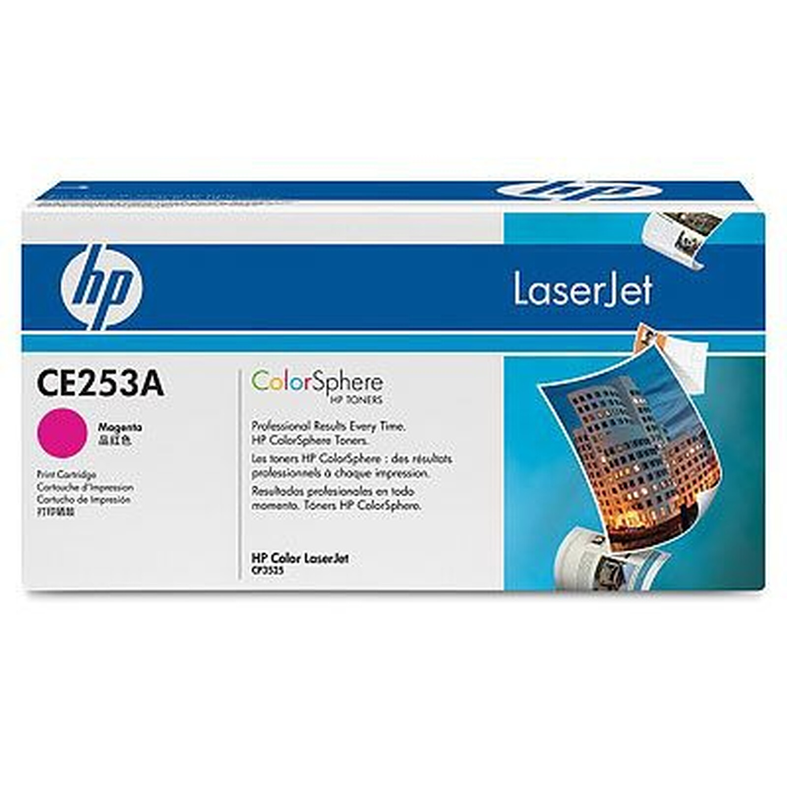 Toner HP 504A (CE253A) - Magenta - Autre vue