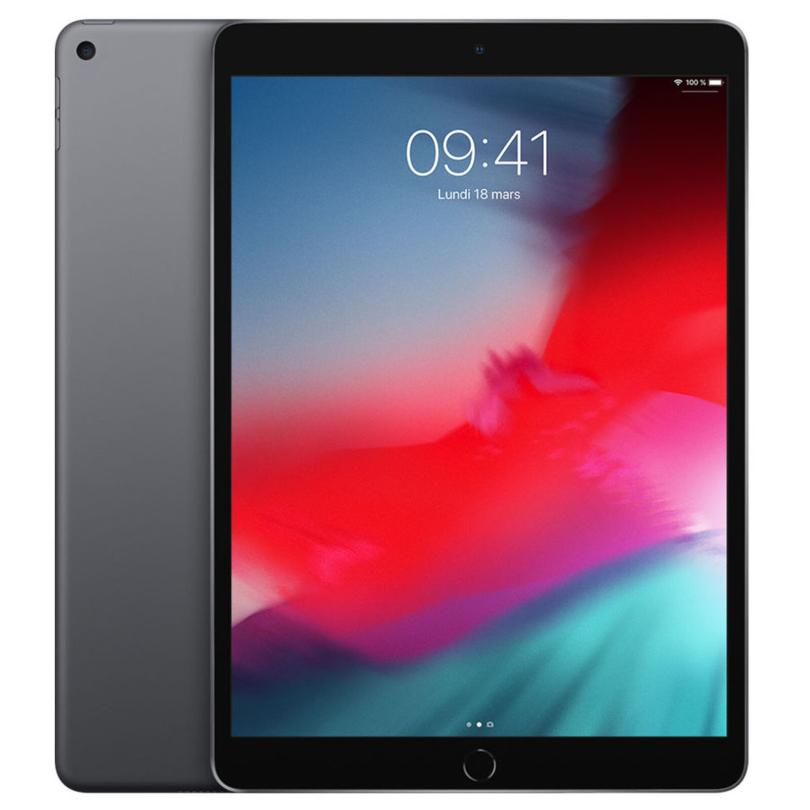 Tablette reconditionnée Apple iPad Air 2019 (gris sidéral) - WiFi - 256 Go - 3 Go · Reconditionné - Autre vue