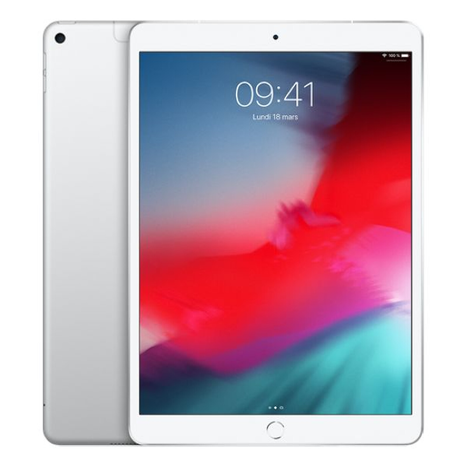 Tablette reconditionnée Apple iPad Air 2019 (argent) - 4G - 64 Go - 3 Go · Reconditionné - Autre vue