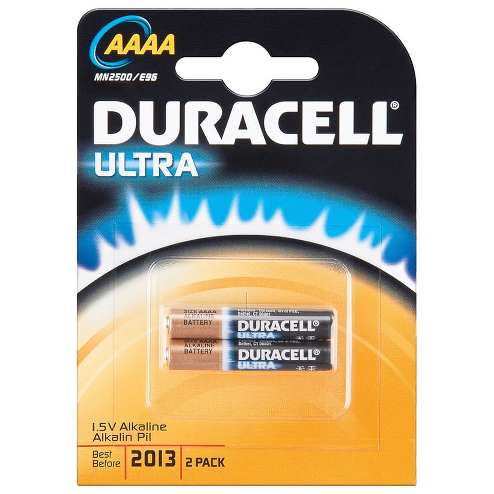 Pile et chargeur Duracell Ultra AAAA (par 2) - Autre vue