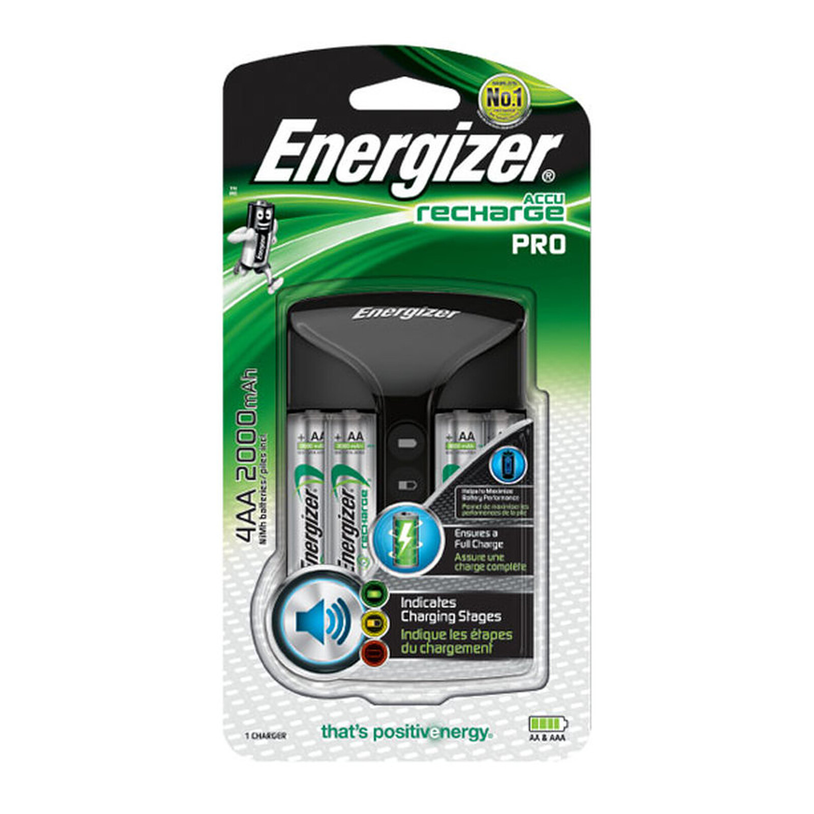 Pile et chargeur Energizer Accu Pro-Charger - Autre vue