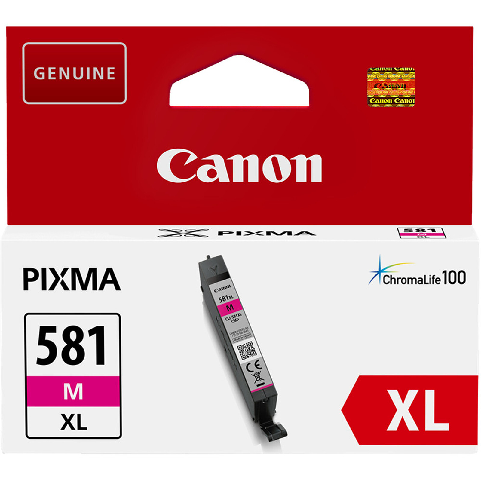 Cartouche d'encre Canon CLI-581M Magenta XL - Autre vue