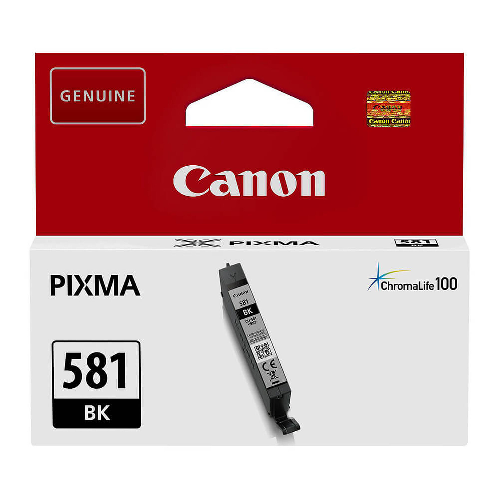 Cartouche d'encre Canon CLI-581BK Noir - Autre vue