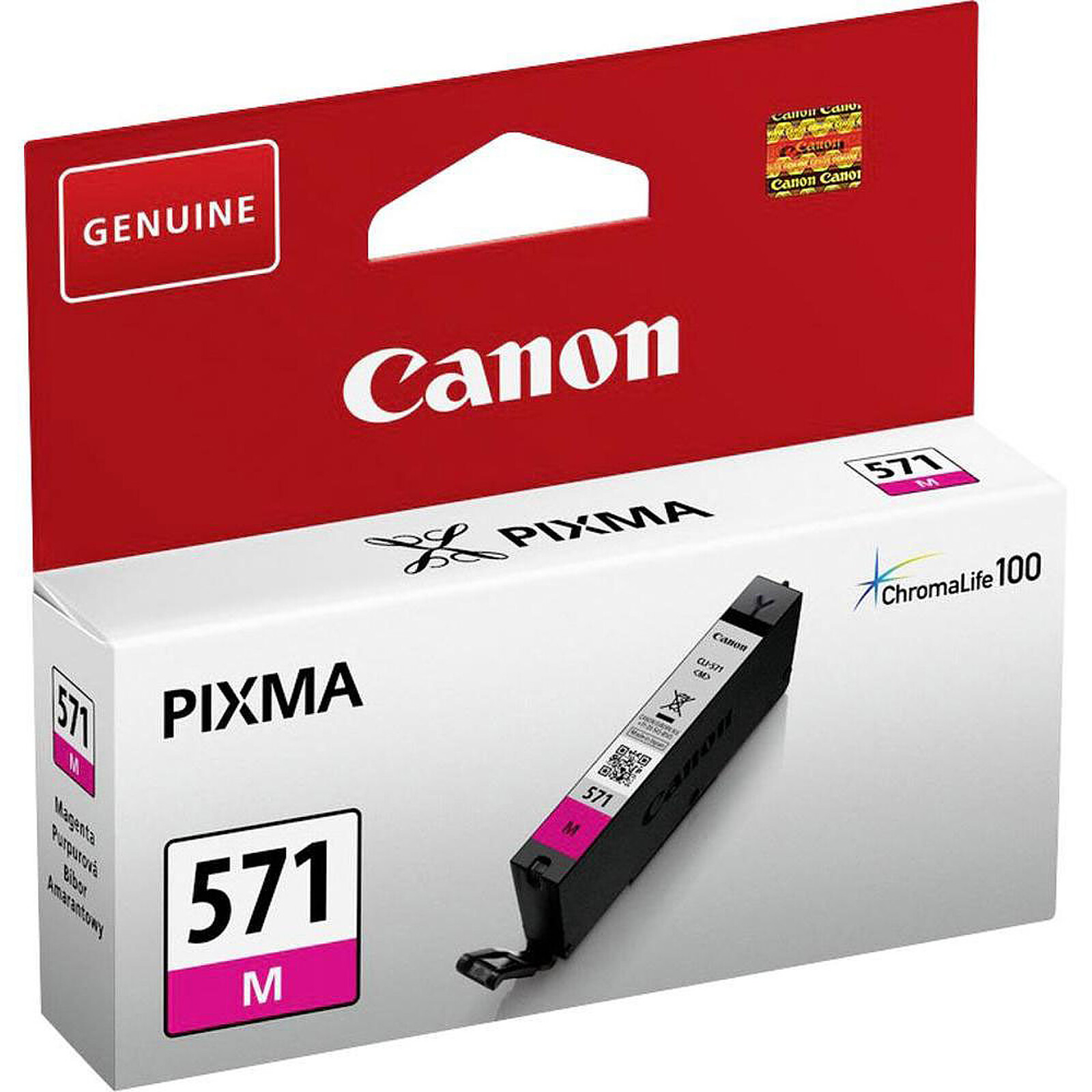 Cartouche d'encre Canon CLI-571 Magenta - Autre vue
