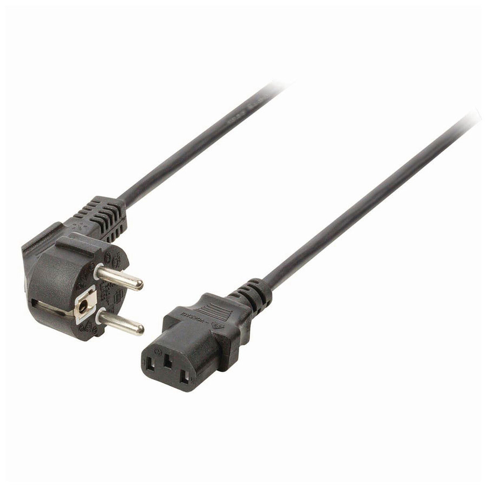 Câble d'alimentation NEDIS Câble d'alimentation pour PC, moniteur et onduleur noir - 3 mètres - Autre vue