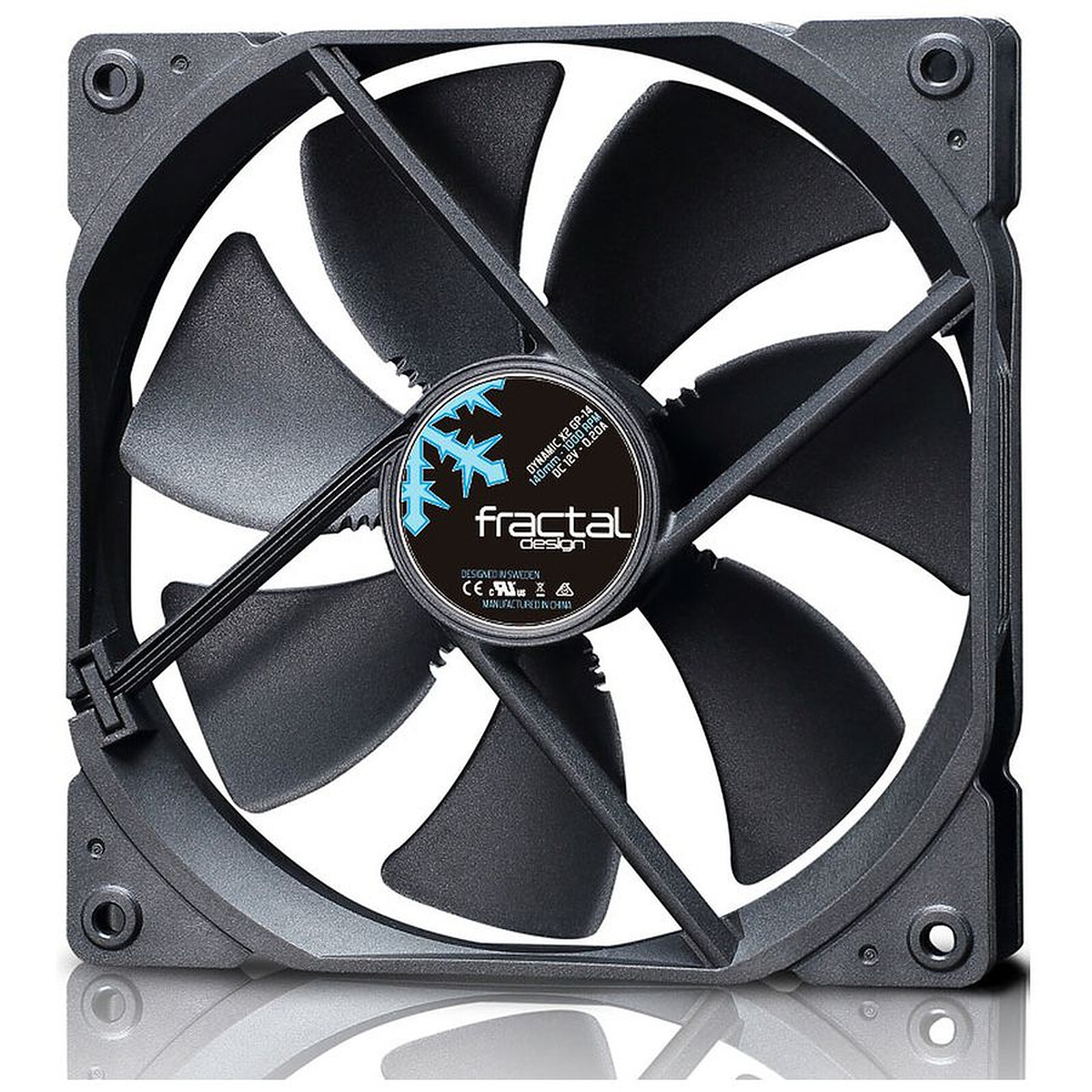 Ventilateur Boîtier Fractal Design Dynamic X2 GP-14 PWM - Noir - Autre vue