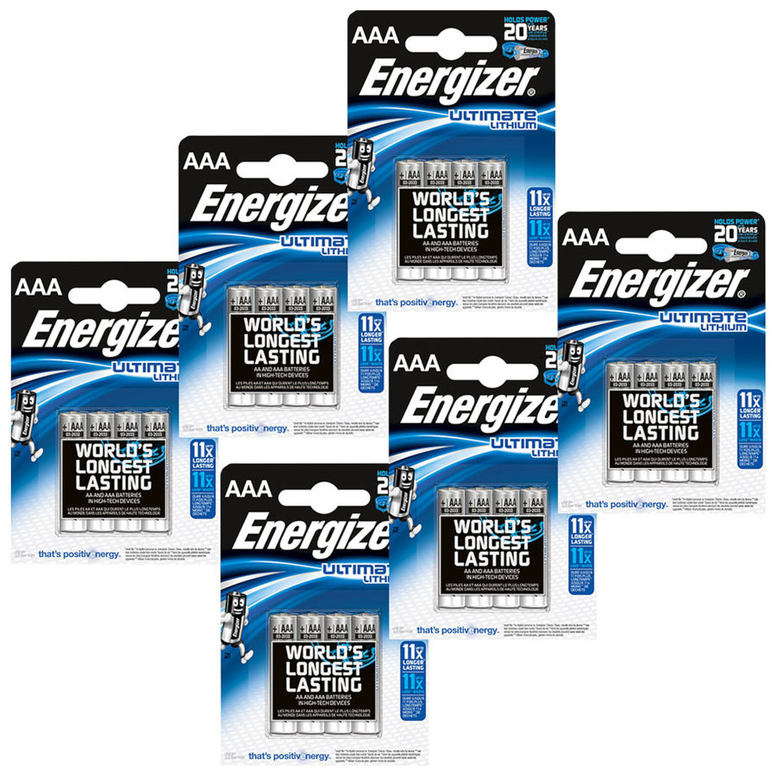 Pile et chargeur Energizer Ultimate Lithium AAA (par 24) - Autre vue