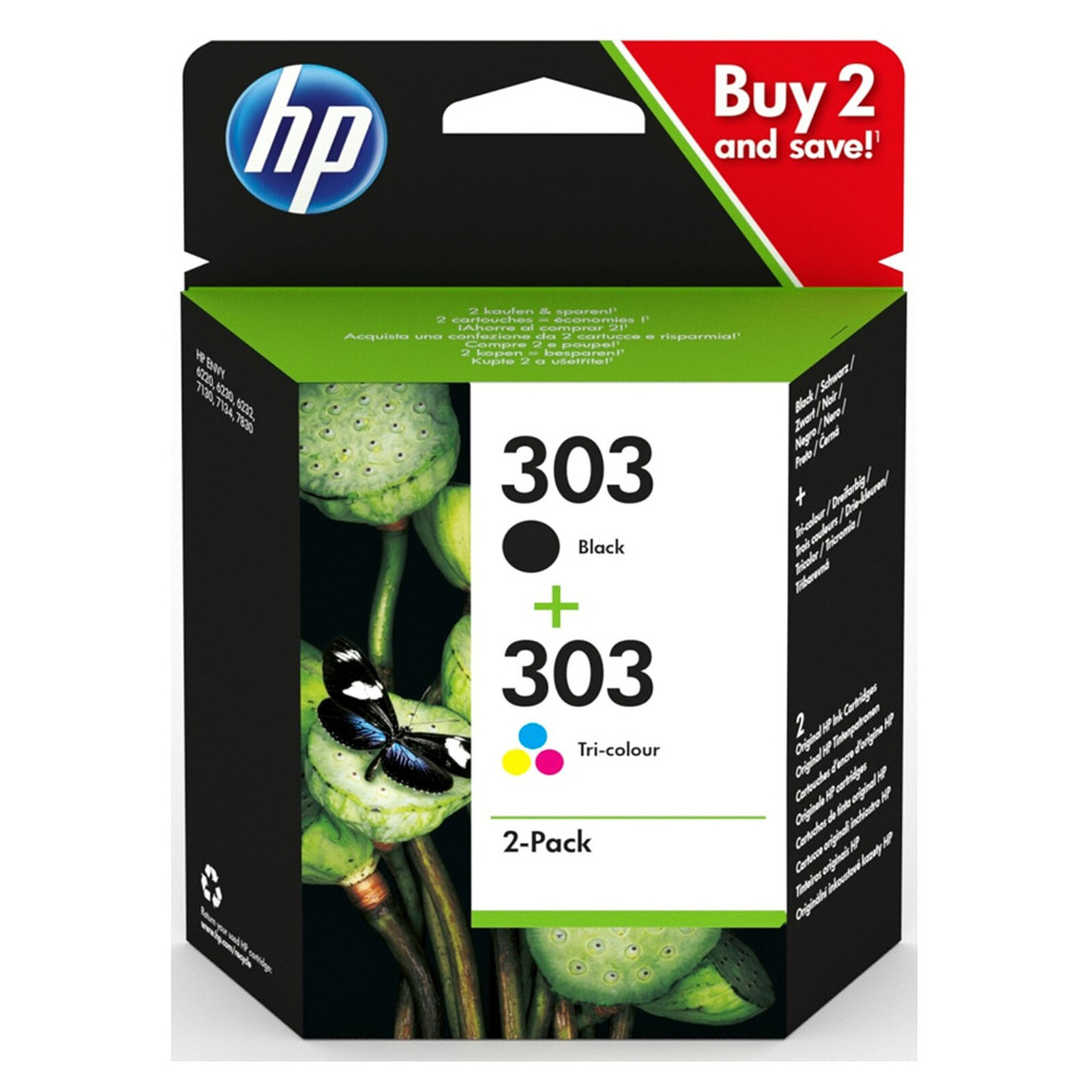 Cartouche d'encre HP 303 Pack - 3YM92AE - Autre vue
