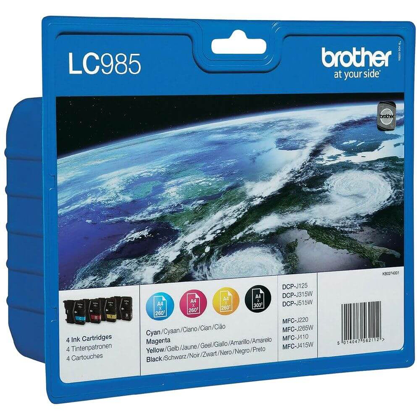 Cartouche d'encre Brother LC985VALBP - Autre vue
