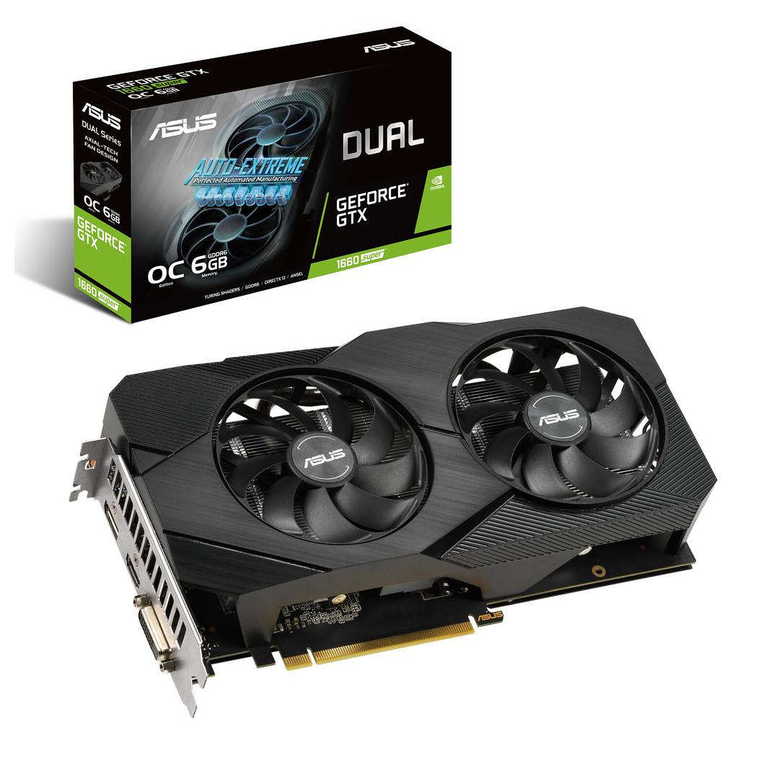 Carte graphique Asus GeForce GTX 1660 SUPER Dual OC EVO - Autre vue