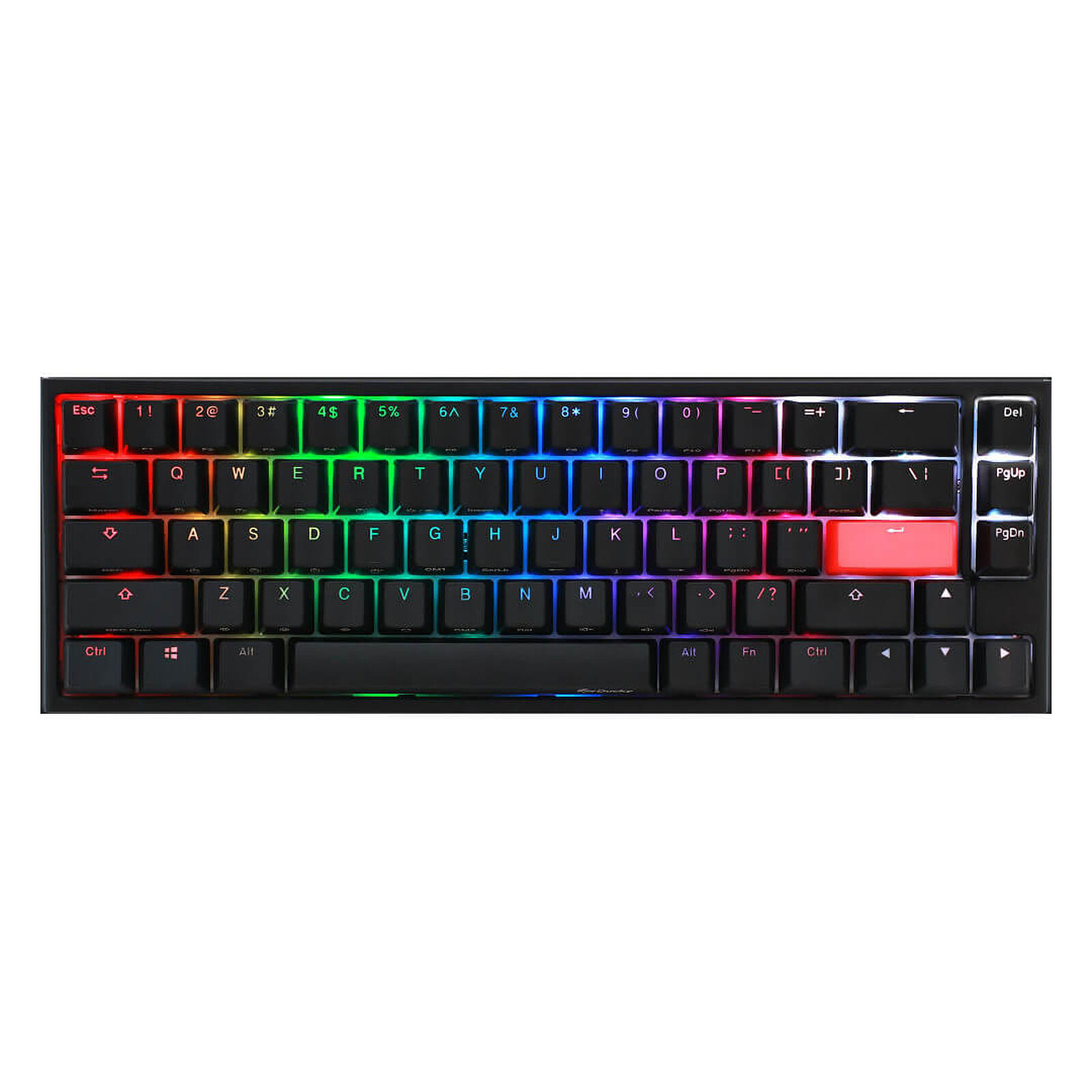 Clavier PC Ducky Channel One 2 SF RGB - Noir - Cherry MX Brown - Autre vue
