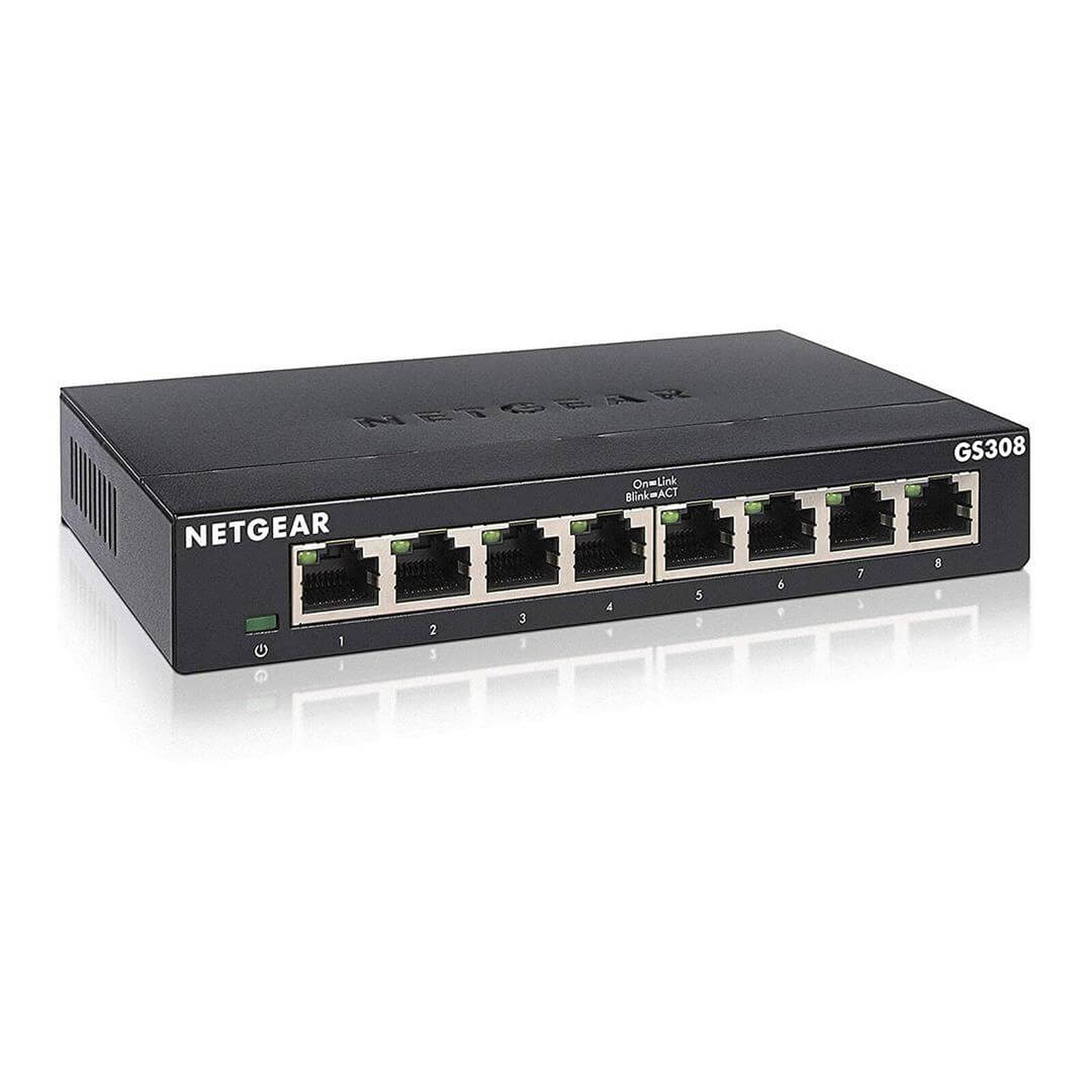 Switch et Commutateur Netgear GS308 v3 - Autre vue