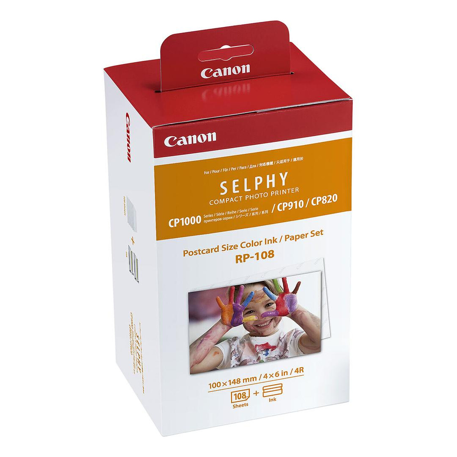 Papier imprimante Canon Kit encre + papier 10 x 14,9 cm (RP-108) - Autre vue