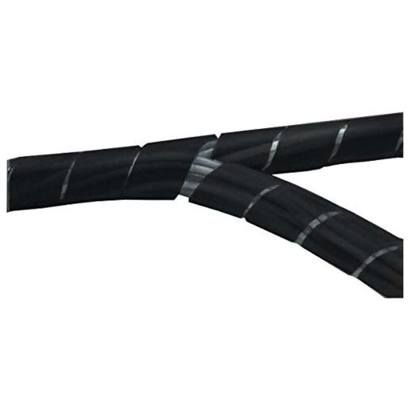 Câble USB Gaine de rangement pour câbles - 100 mm - longueur - 10 m (noir) - Autre vue