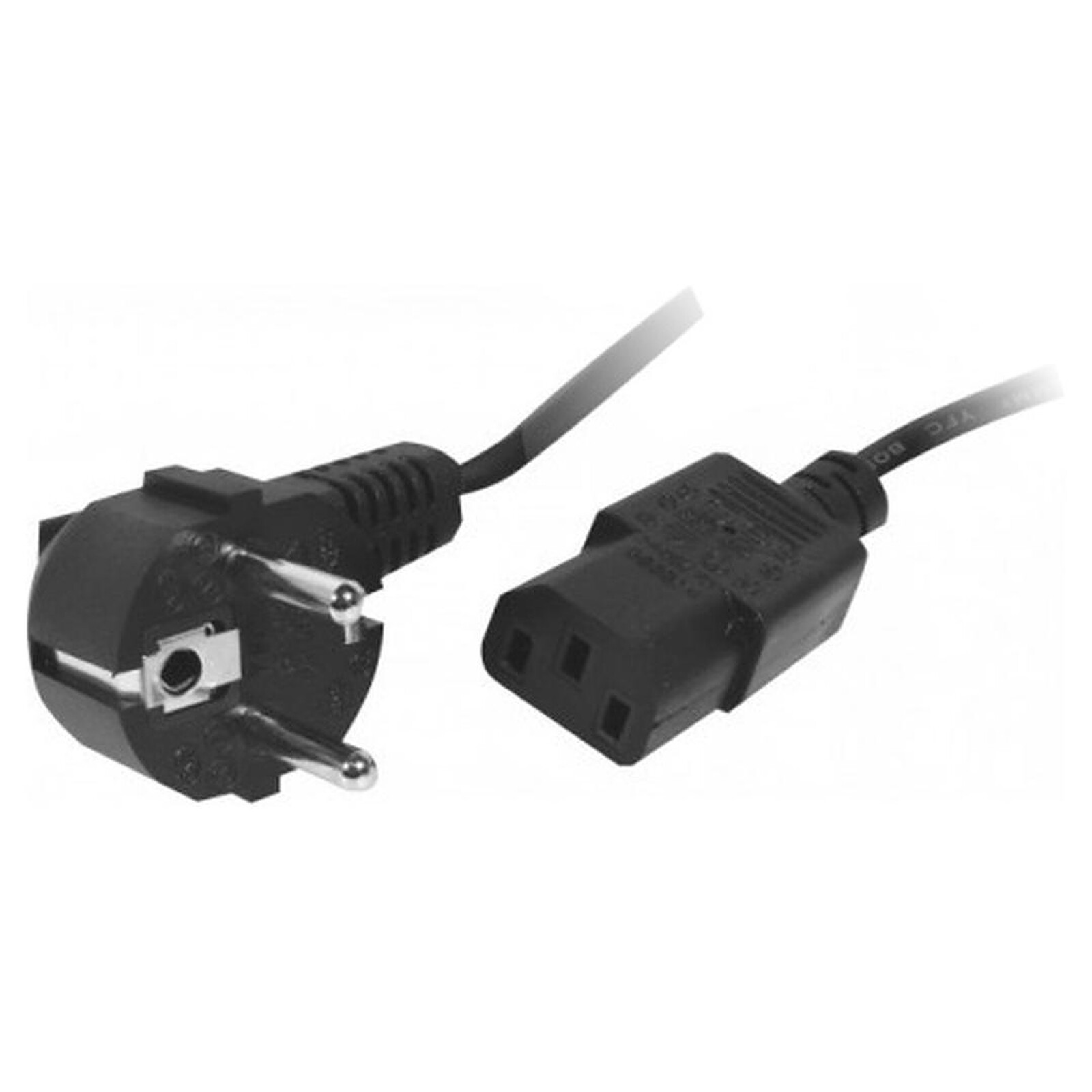 Câble Secteur Câble d'alimentation pour PC, moniteur et onduleur - 1.8 m - Autre vue